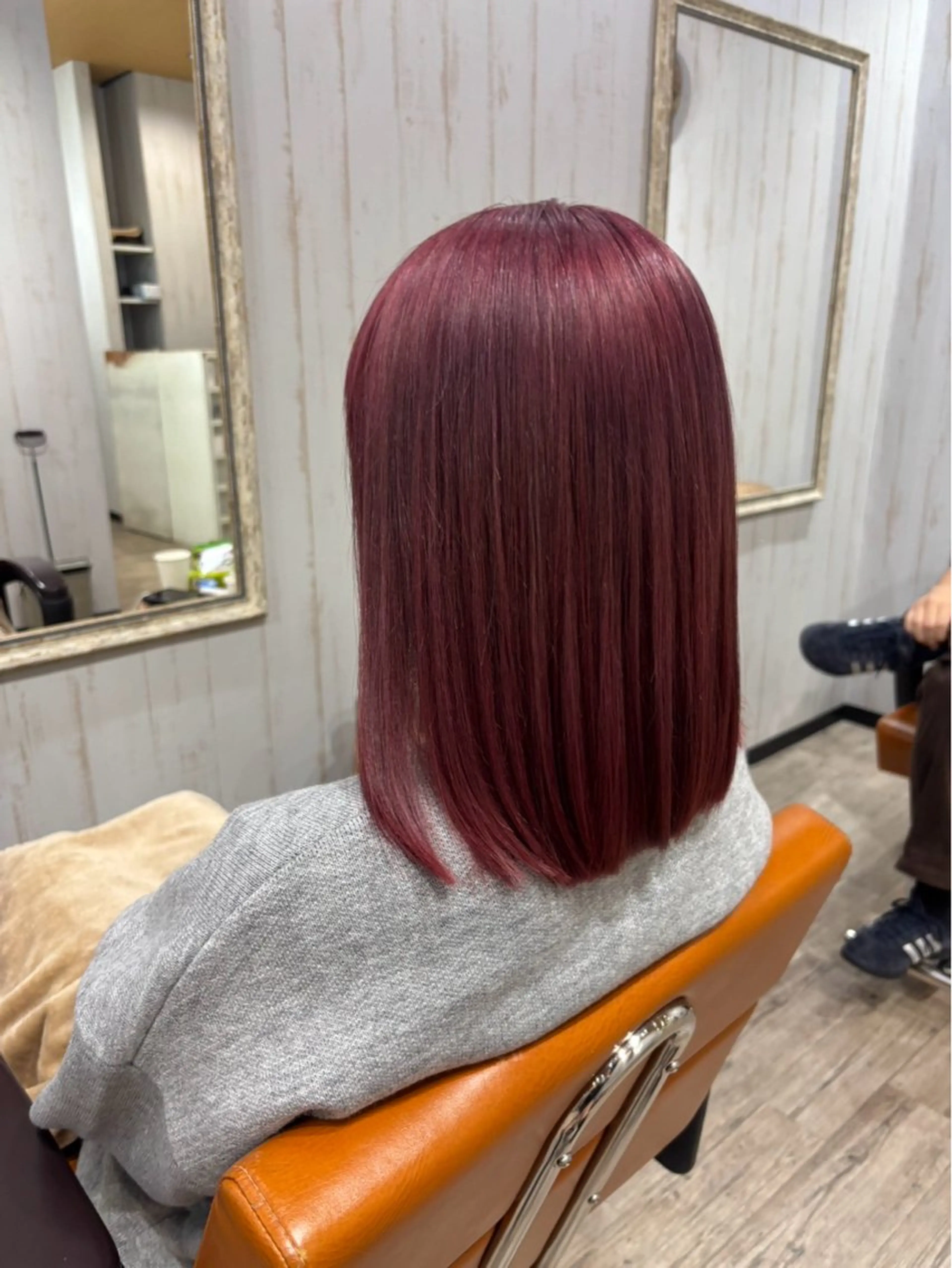 ミディアム カラー Oahu所属・リト /渋谷/ハイトーンのヘアスタイル