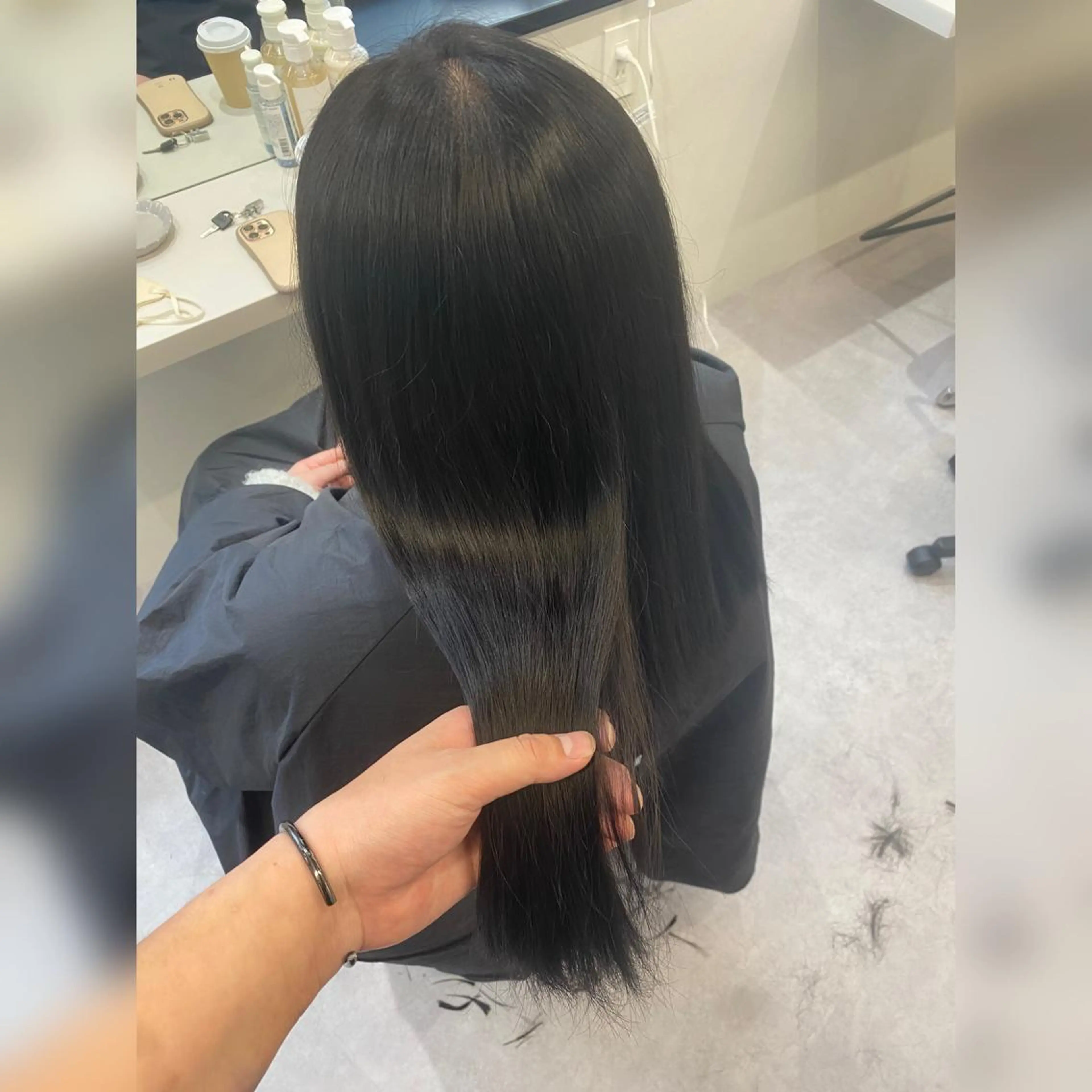 ロング カラー 韓国風cut/ 縮毛矯正/正岡幹康のヘアスタイル