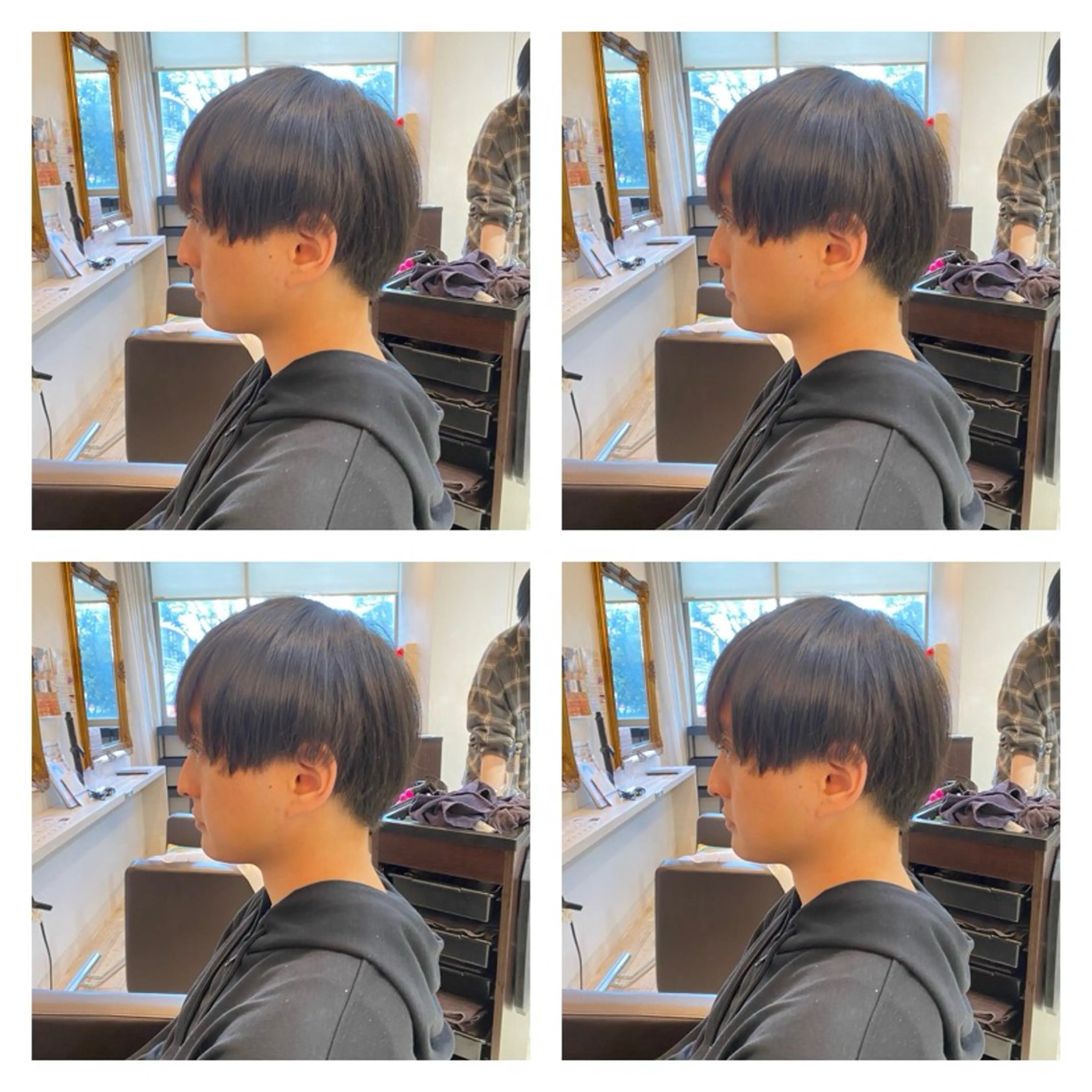 ミディアム メンズ カット ヘアセット 🔹似合わせ✖️垢抜 け職人/ℕ𝕆ℝ𝕀のヘアスタイル