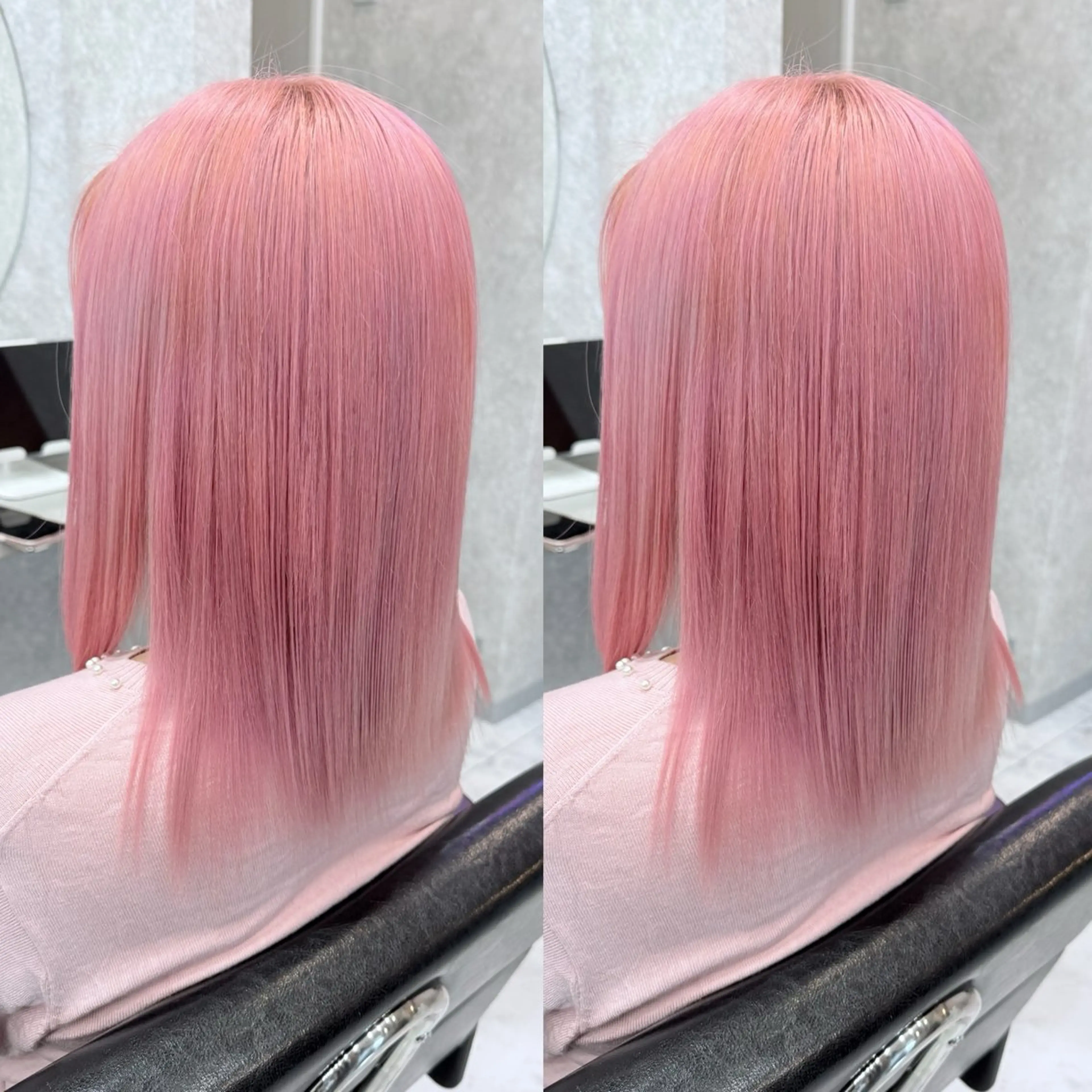 ショート カラー 🌺ハイトーン🌺 矢葺 なぎさ🌺🌺のヘアスタイル