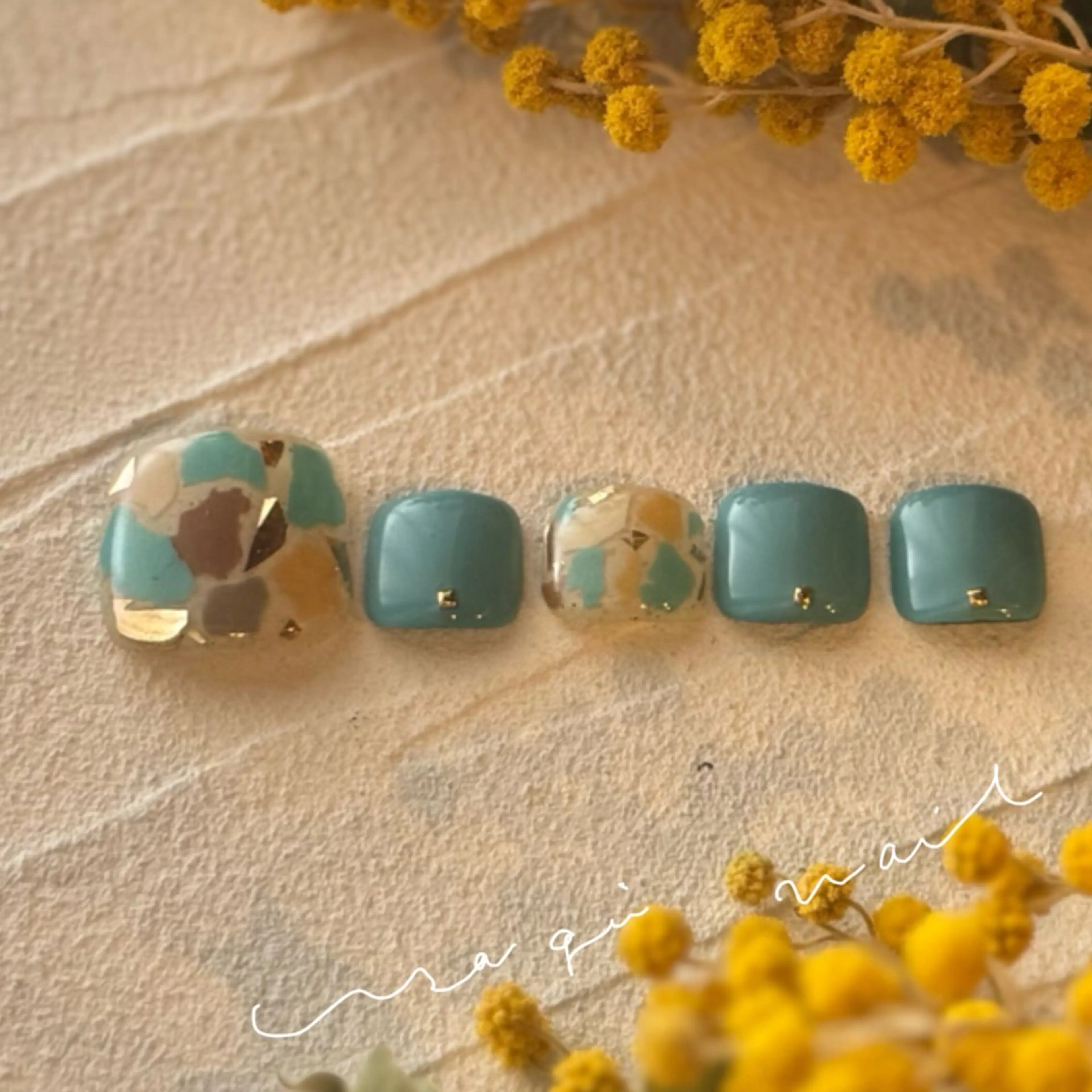 ネイル フットネイル usagi nailのネイルデザイン