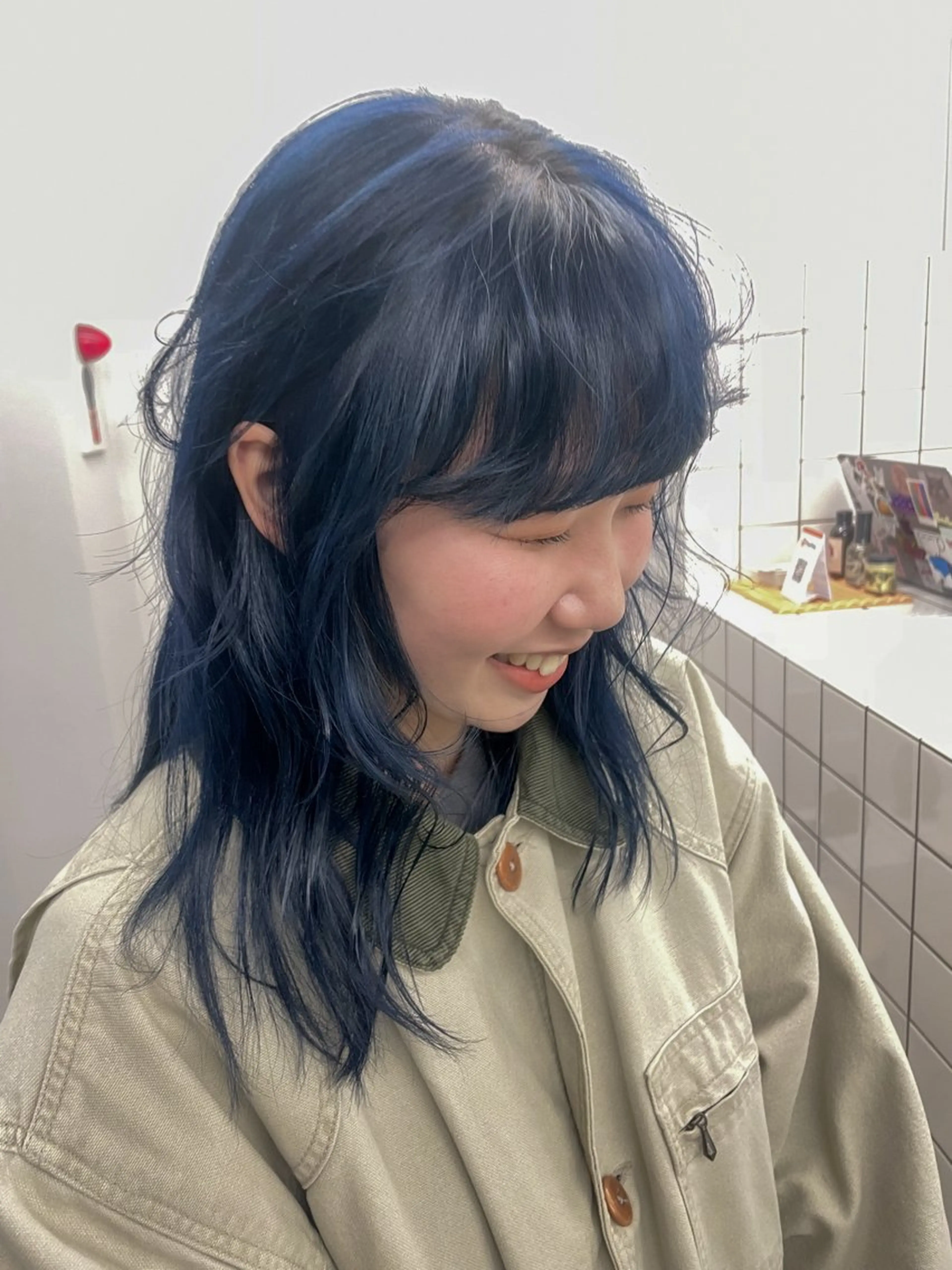 ミディアム カラー ヘアカラー 関 京磨のヘアスタイル