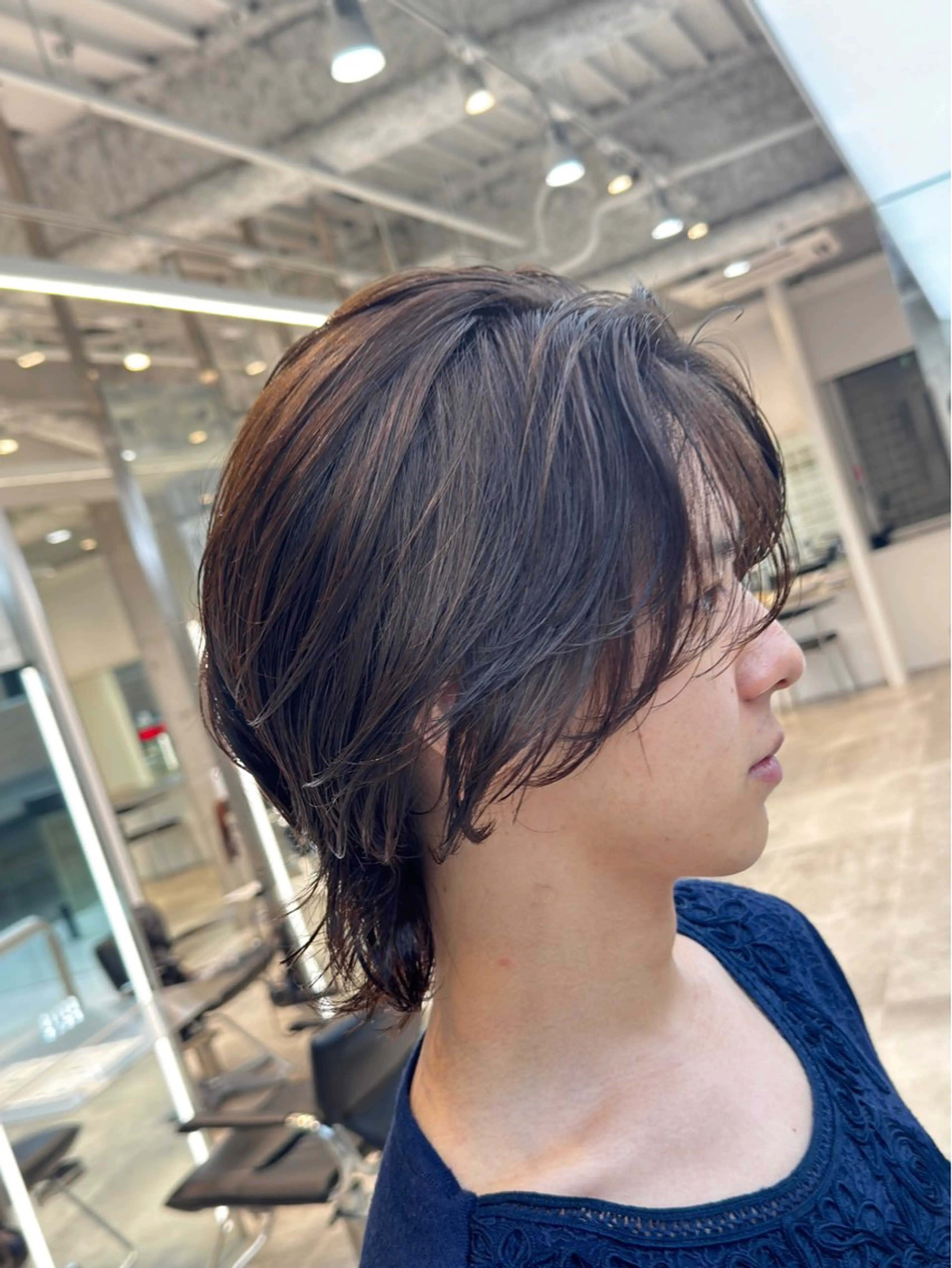 ミディアム パーマ カット パーマ fifth 児玉達哉 当日予約🙆のヘアスタイル