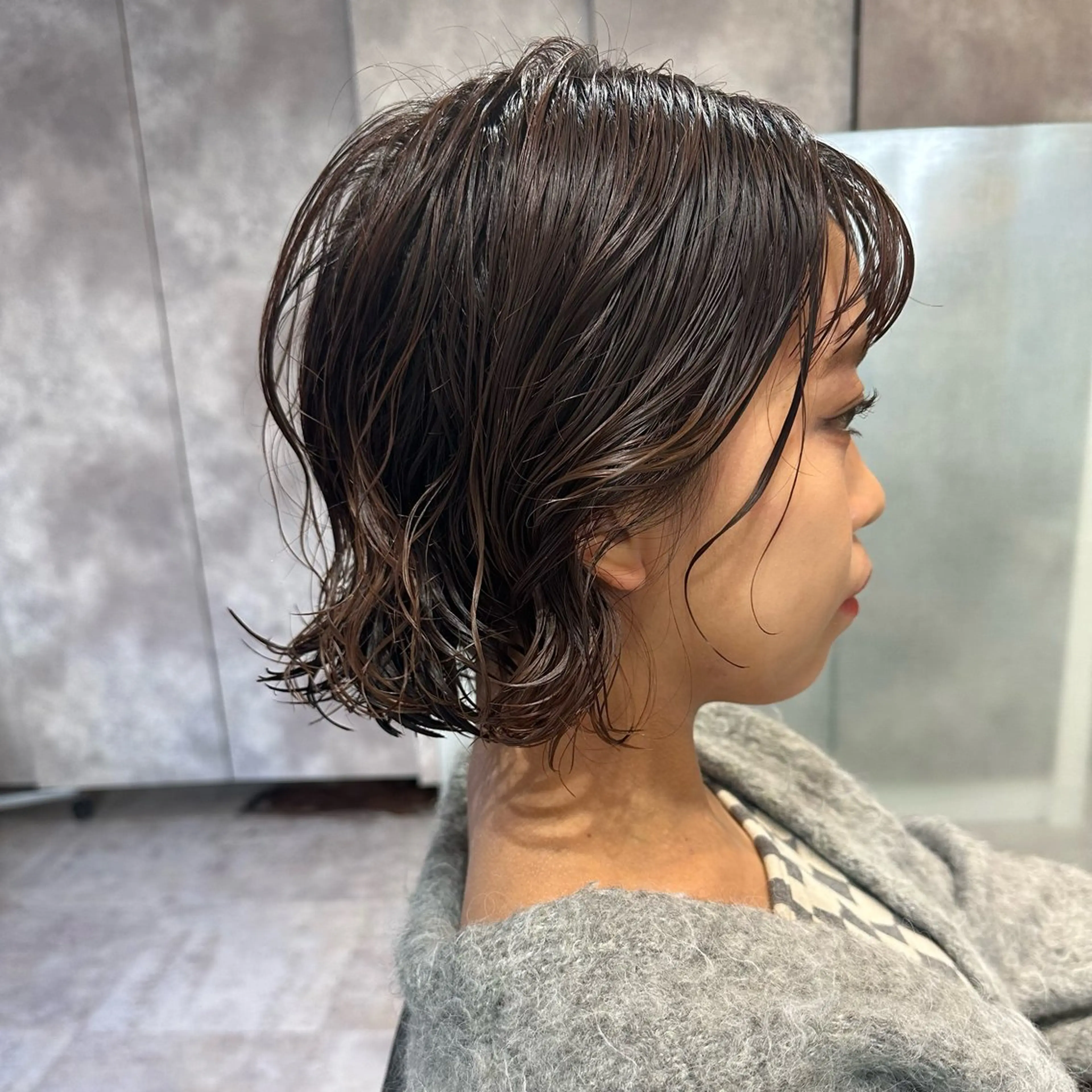 ショート パーマ カット パーマ lelu所属・lelu / 佐々木のヘアスタイル