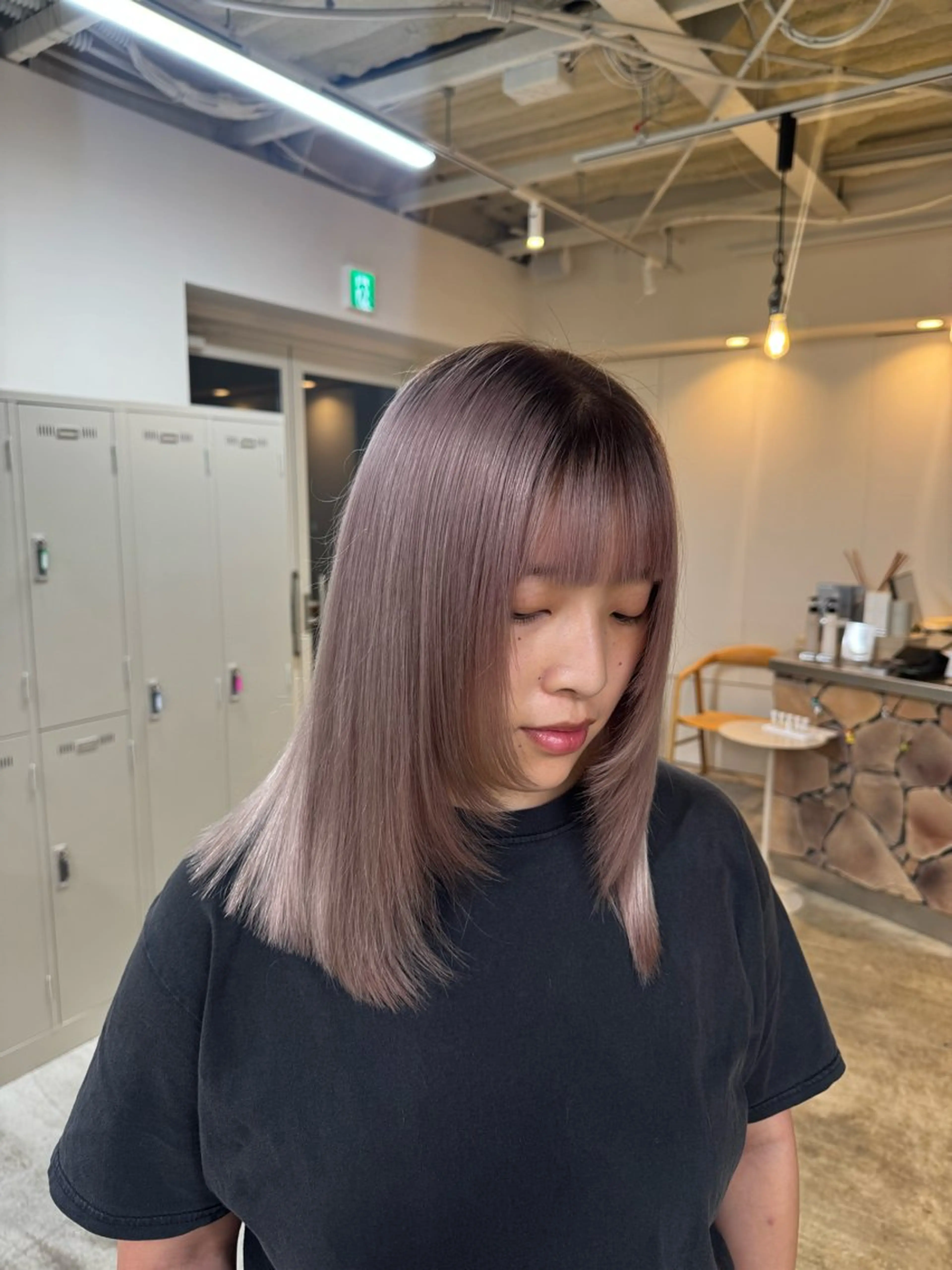 ミディアム ヘアカラー fand / HINAのヘアスタイル