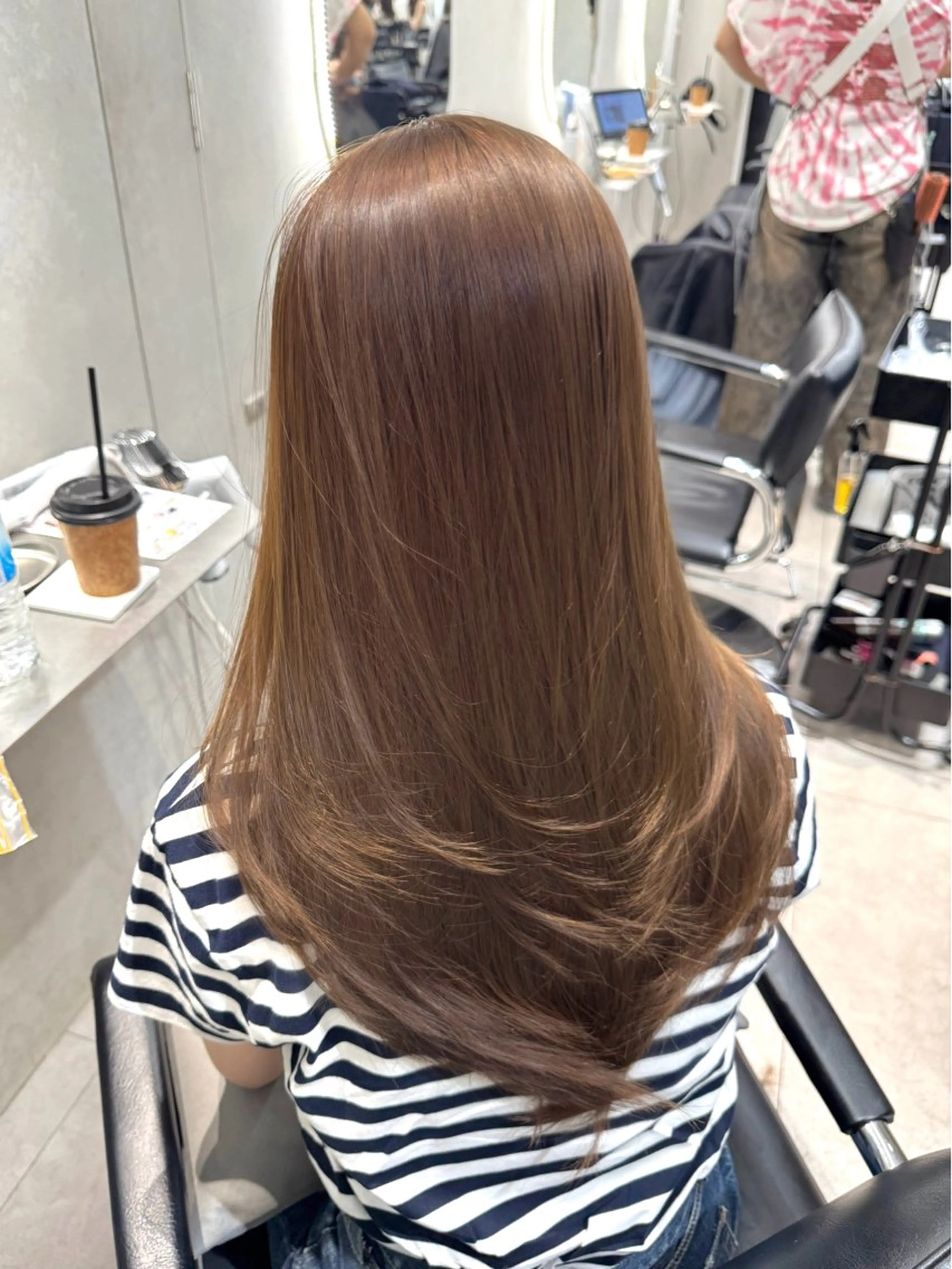 ロング レイヤーカット ⚜️ハイライト/レイ ヤー/表参道⚜️✨のヘアスタイル