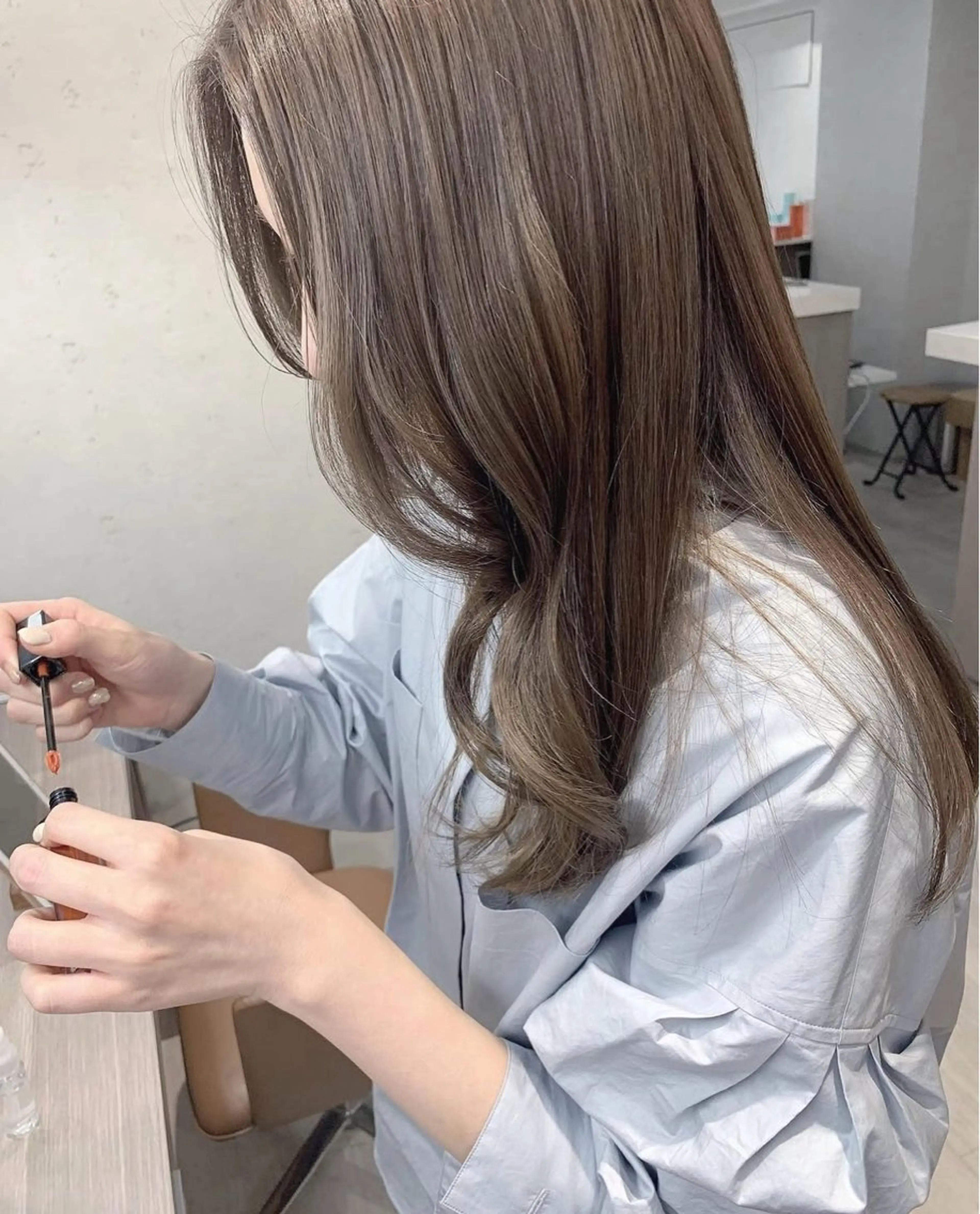 カラー ヘアカラー 🫧透明感カラー 🫧yukiのヘアスタイル