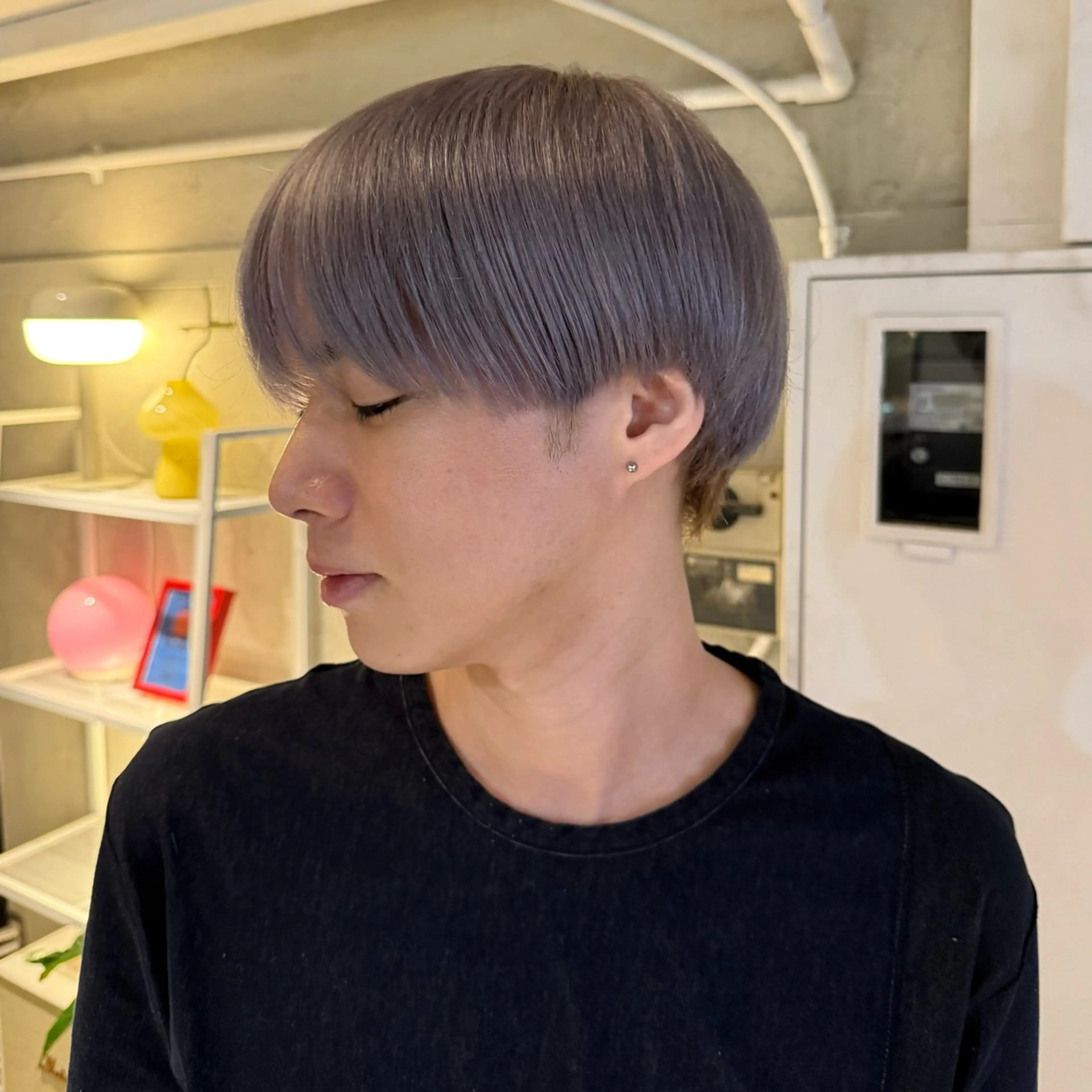 ショート カラー ヘアアレンジ メンズ ヘアカラー トリートメント ヘアセット 海外/ハイトーン🪽 ☯️ami☯️のヘアスタイル