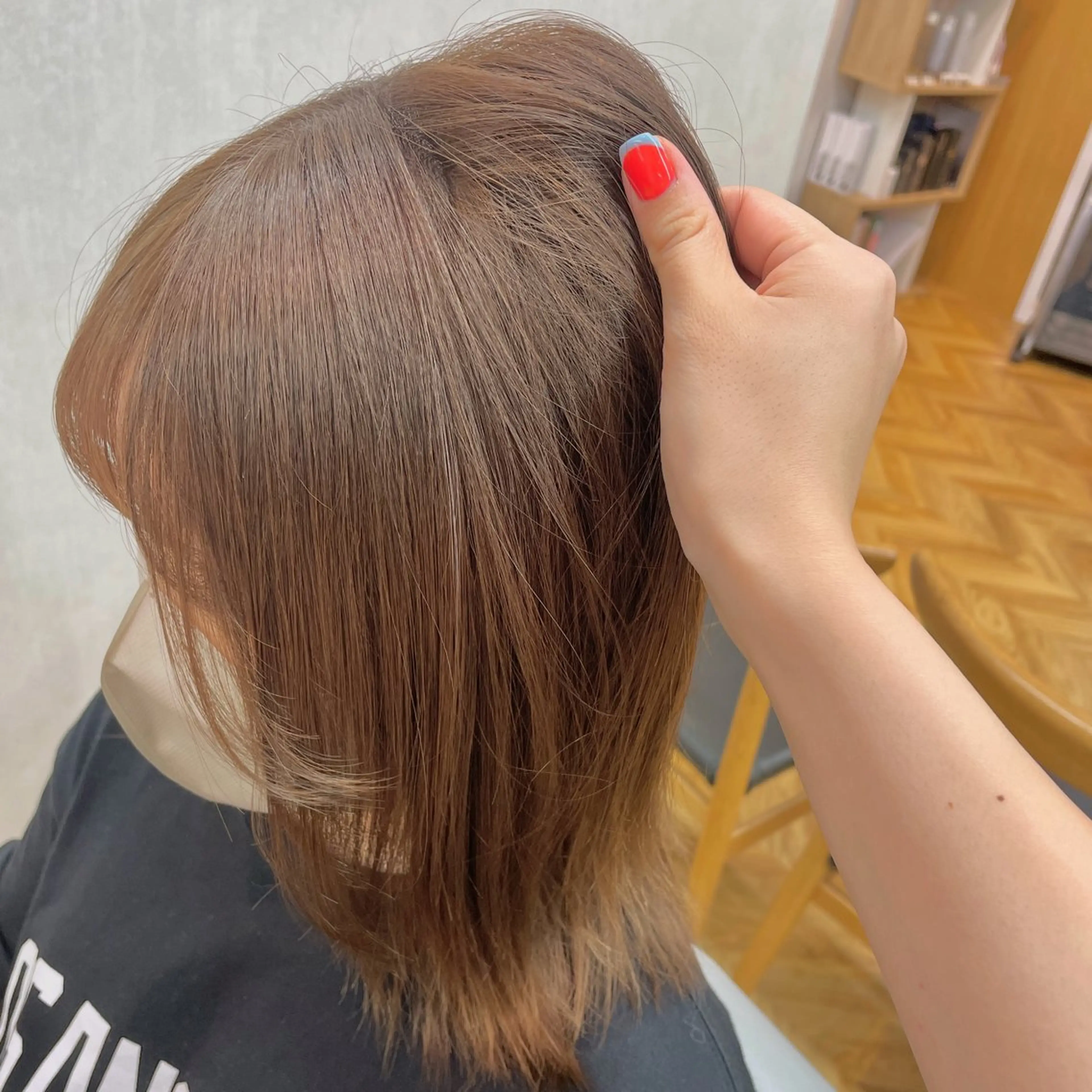 ミディアム カラー ヘアカラー 暖色/透明感カラー /nanami🌼のヘアスタイル