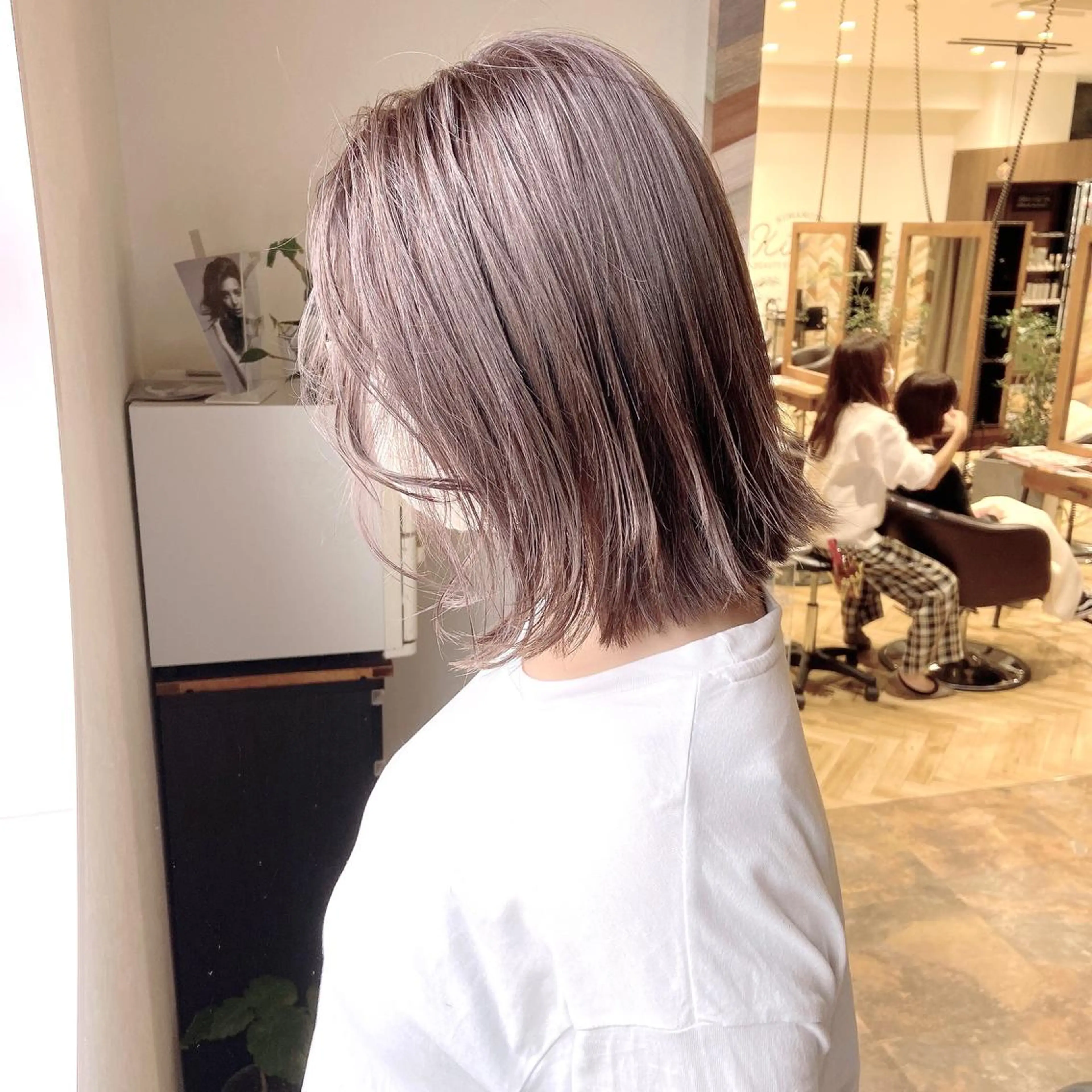 カラー ブラウンカラー rilliant所属・中原 つくしのヘアスタイル
