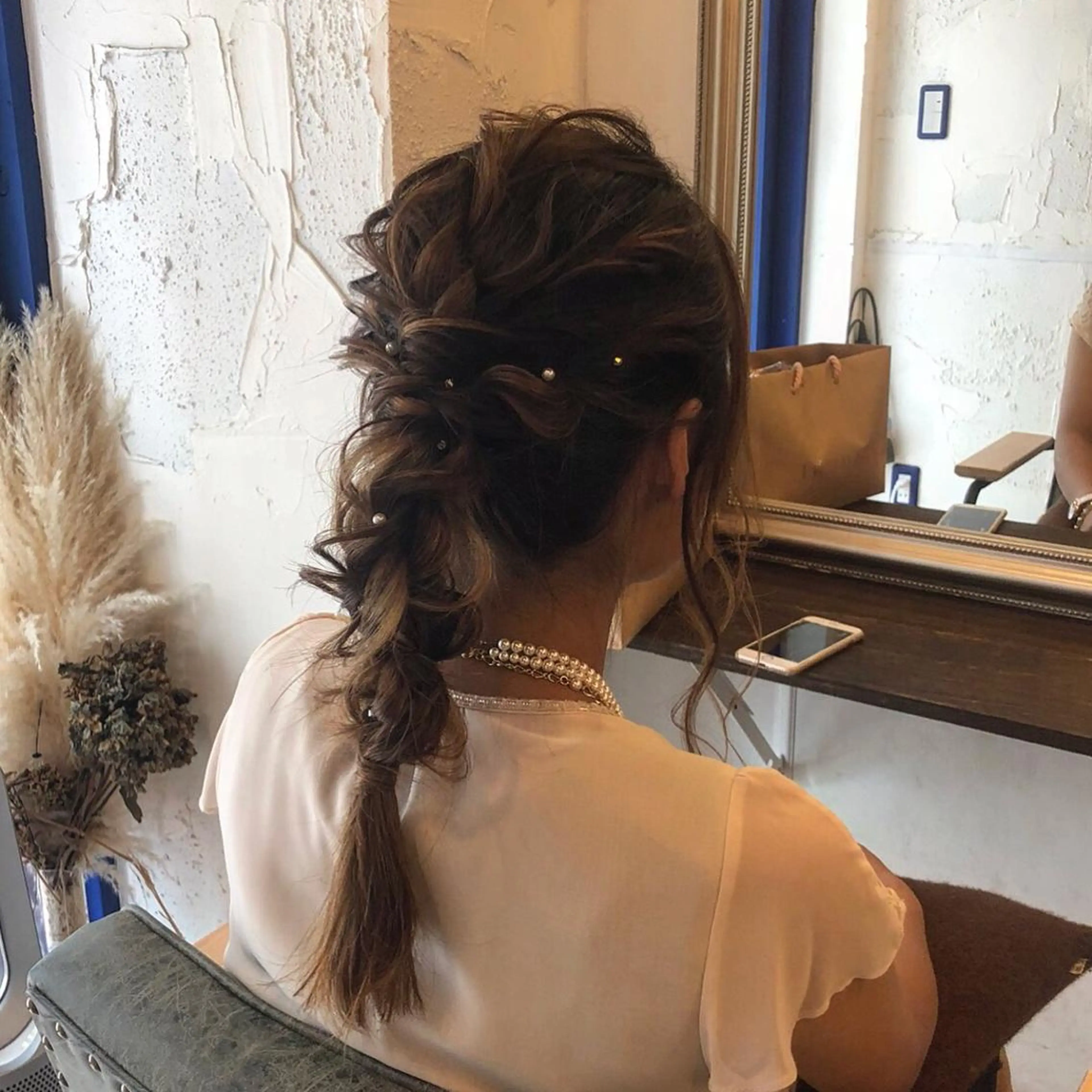 ロング カラー ヘアアレンジ 髪の悩みを解決！ 那須達敦のヘアスタイル
