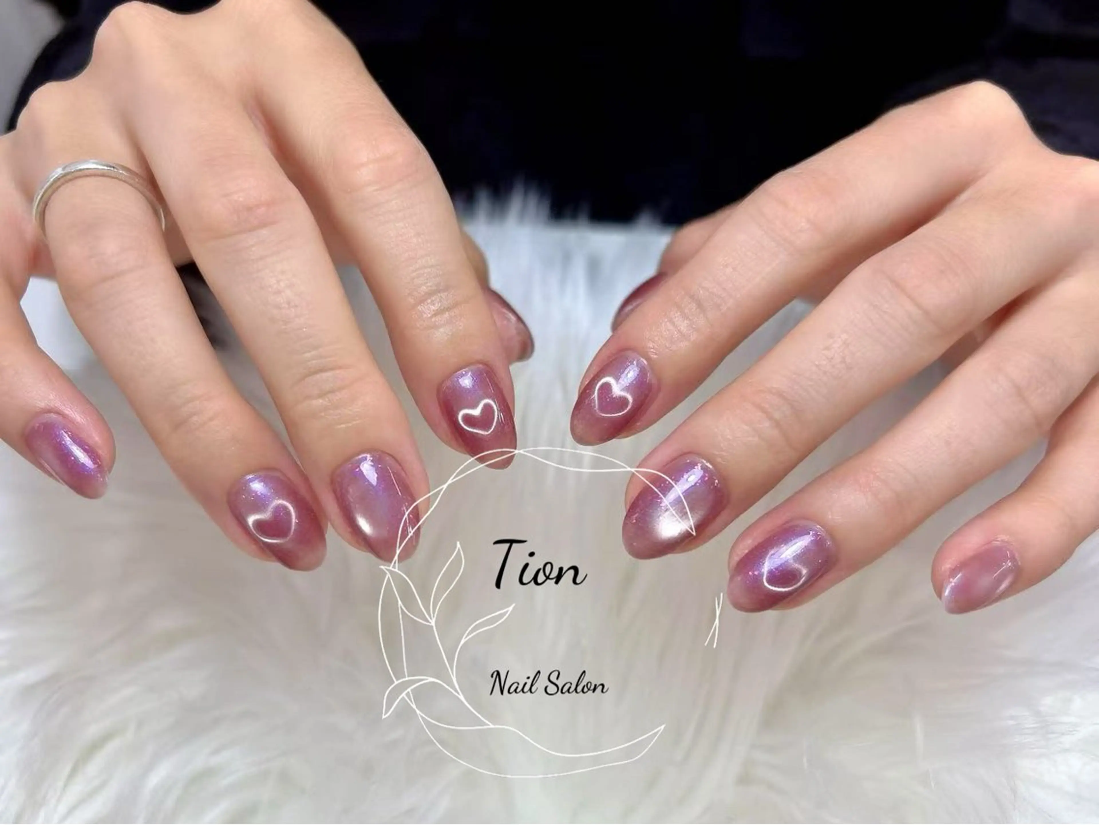 ネイル 長さ出し フットネイル ジェルネイル 韓国ネイル マグネットネイル Nailsalon Tion 二子玉川店所属・Nailsalon Tion二子玉川店のネイルデザイン