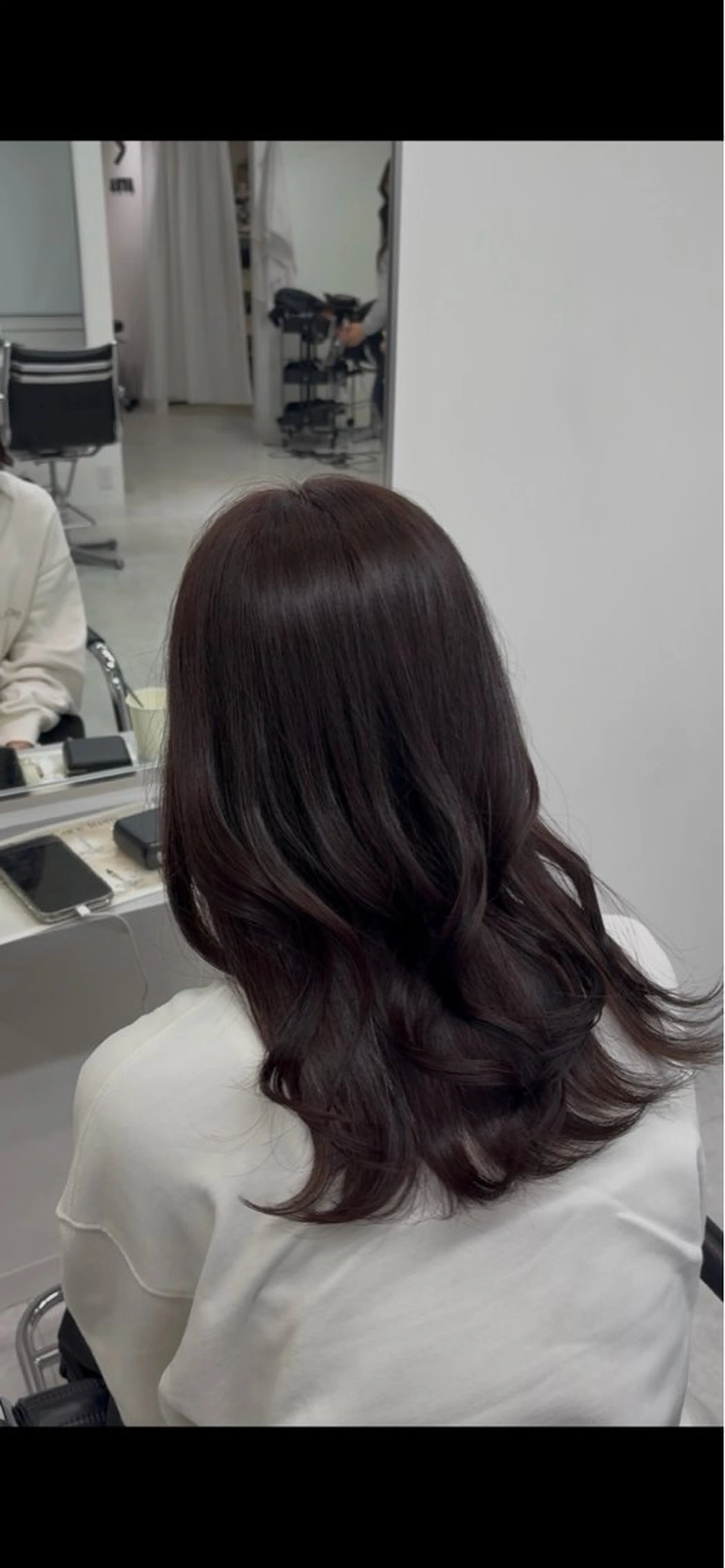 ミディアム ヘアカラー 艶カラー/ SOMAのヘアスタイル