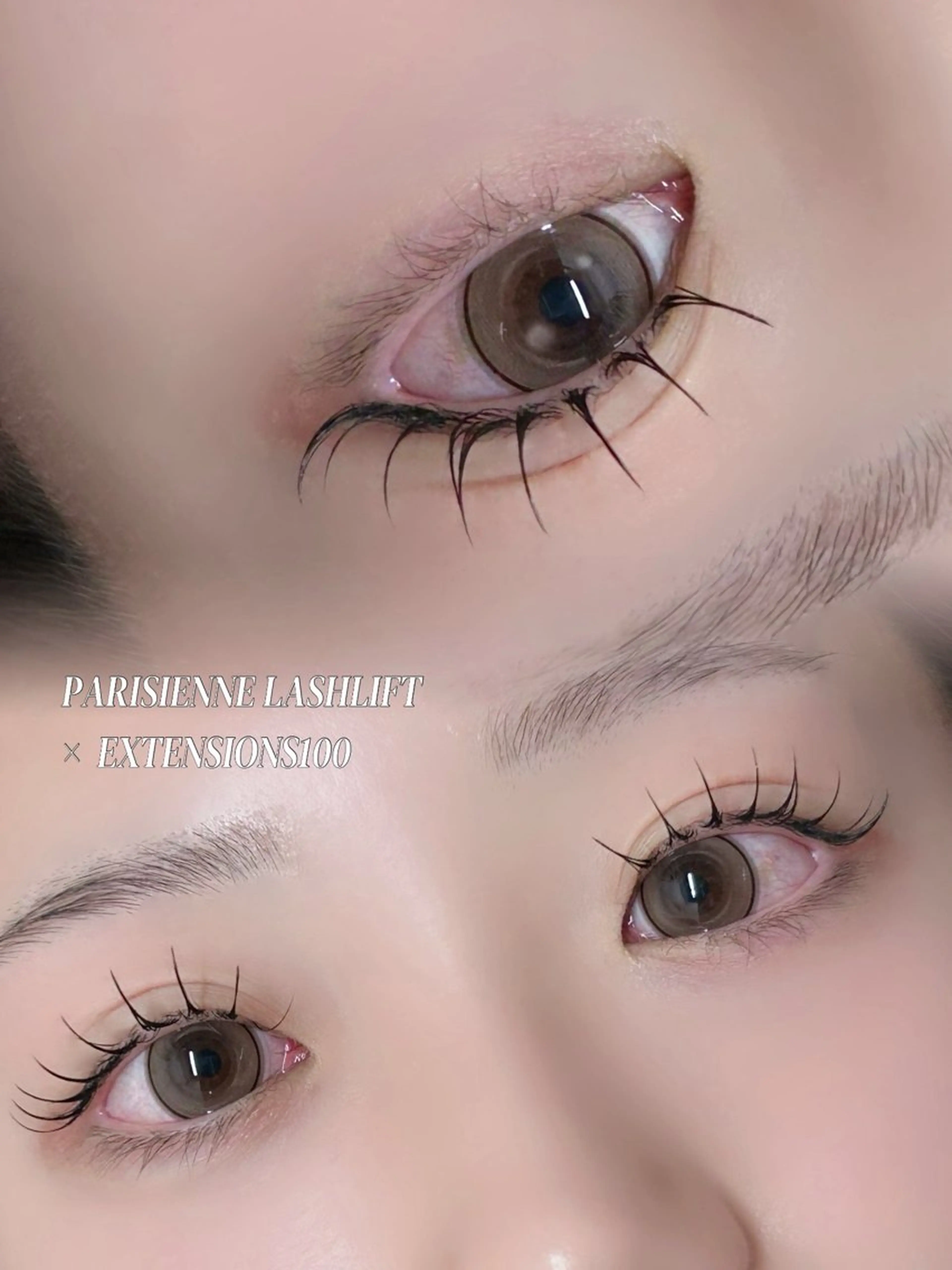 [10月限定]♡パリジェンヌ+フラットラッシュ100本♡練習モデルの写真