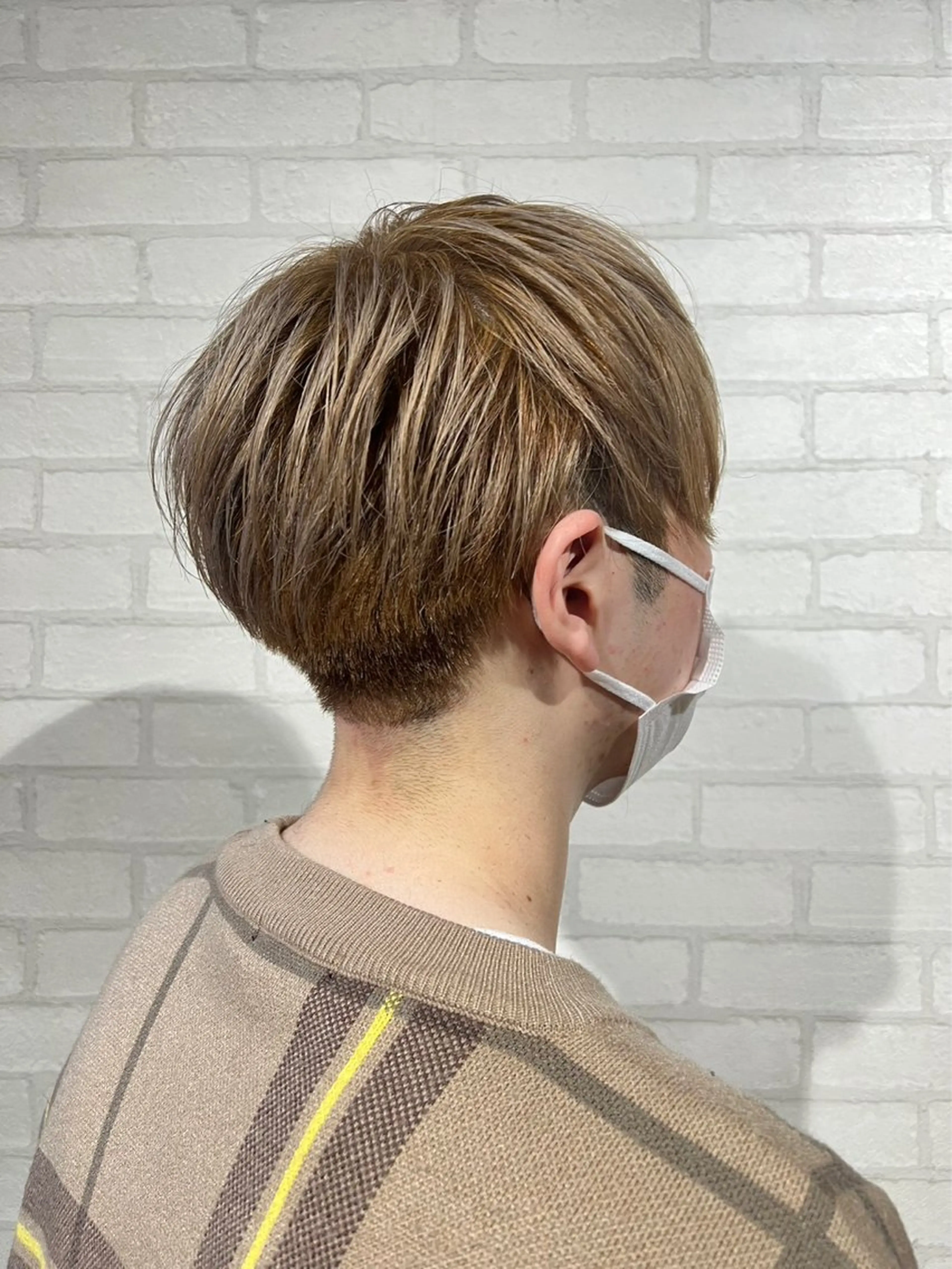 ミディアム カラー メンズ 土屋 咲希のヘアスタイル
