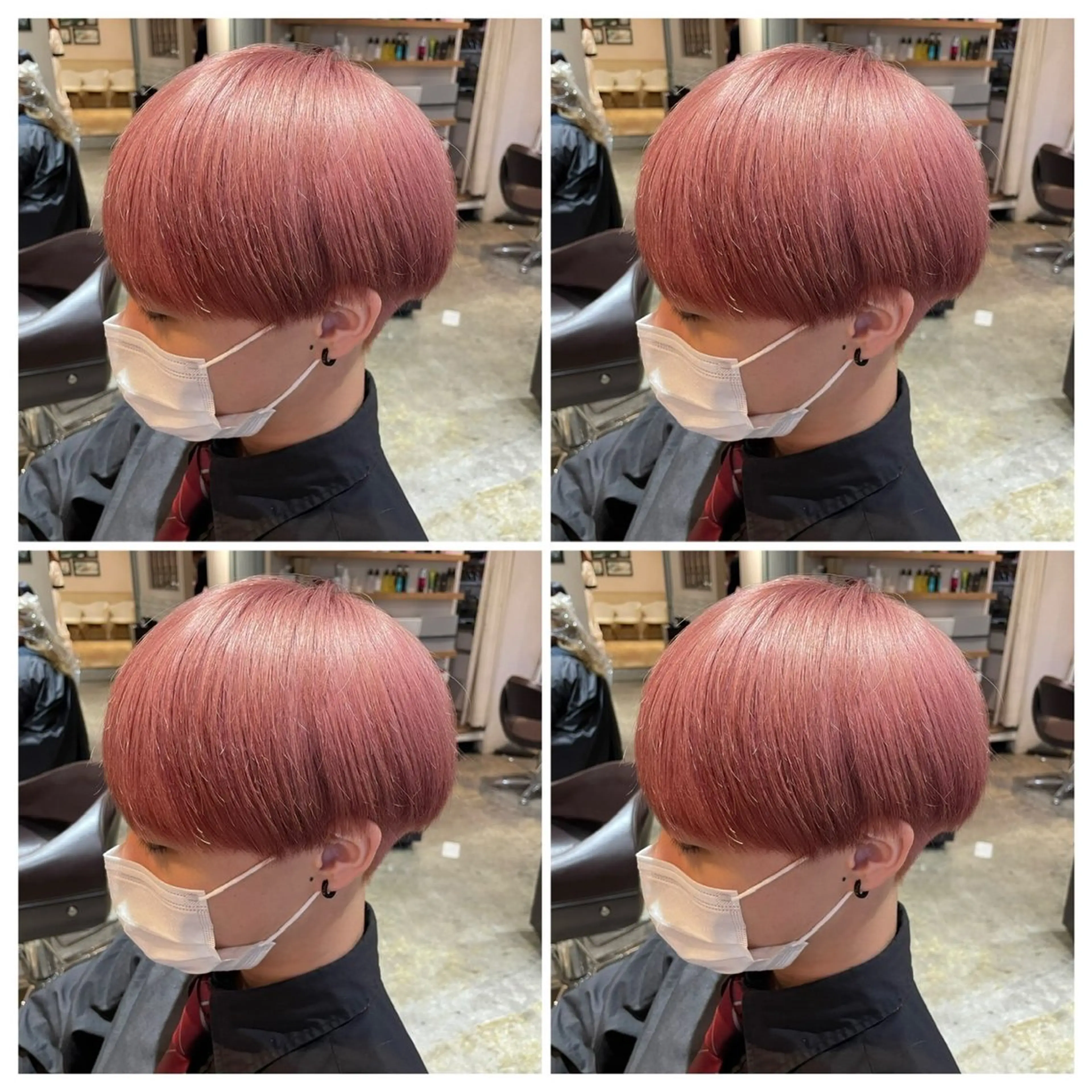 ミディアム カラー メンズ カット ヘアカラー トリートメント 🟣メンズパーマ 川端 永遠🟣のヘアスタイル