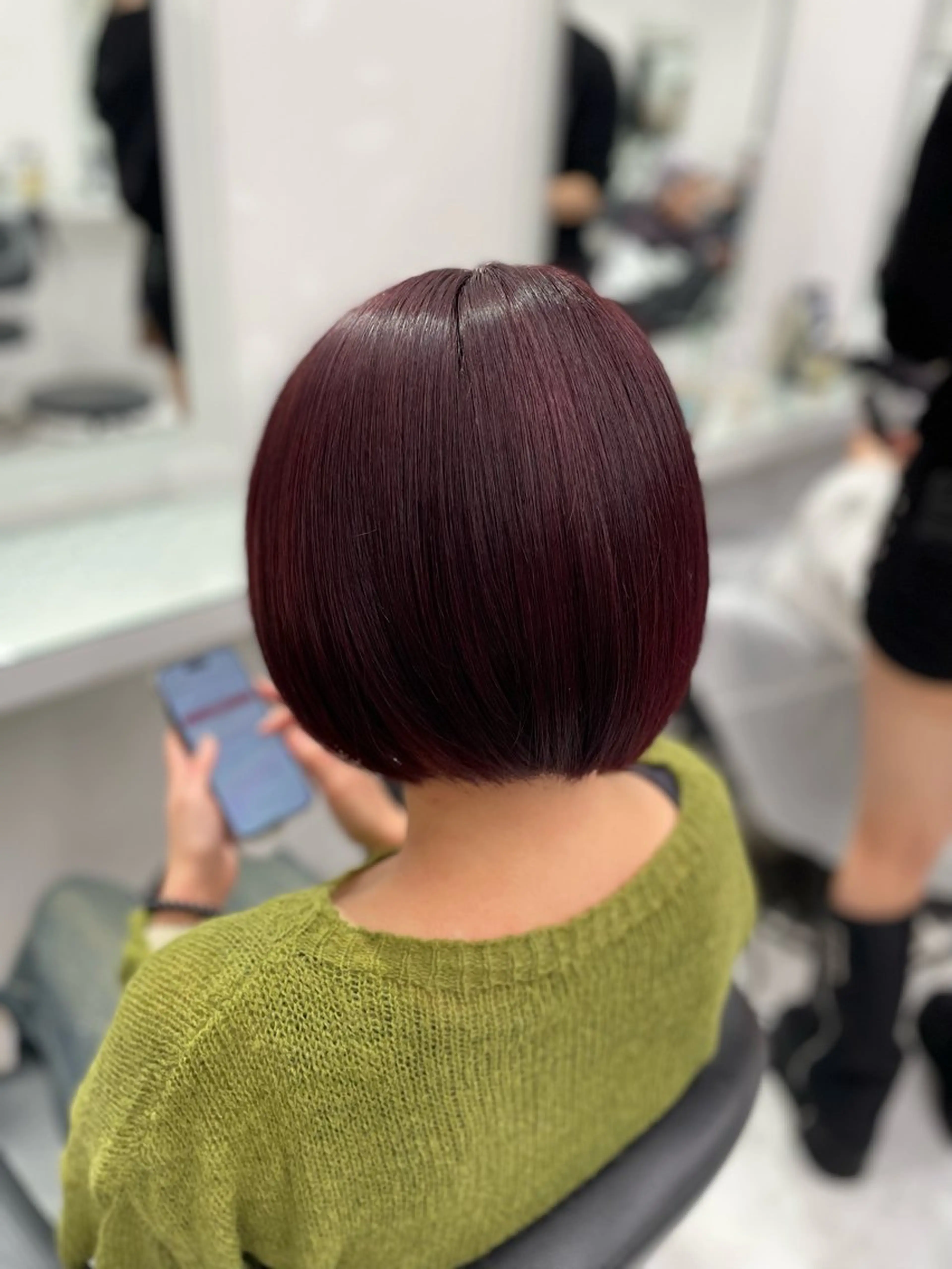 ショート ヘアカラー トリートメント トレンド暖色ヘア🍒 miu🍒のヘアスタイル
