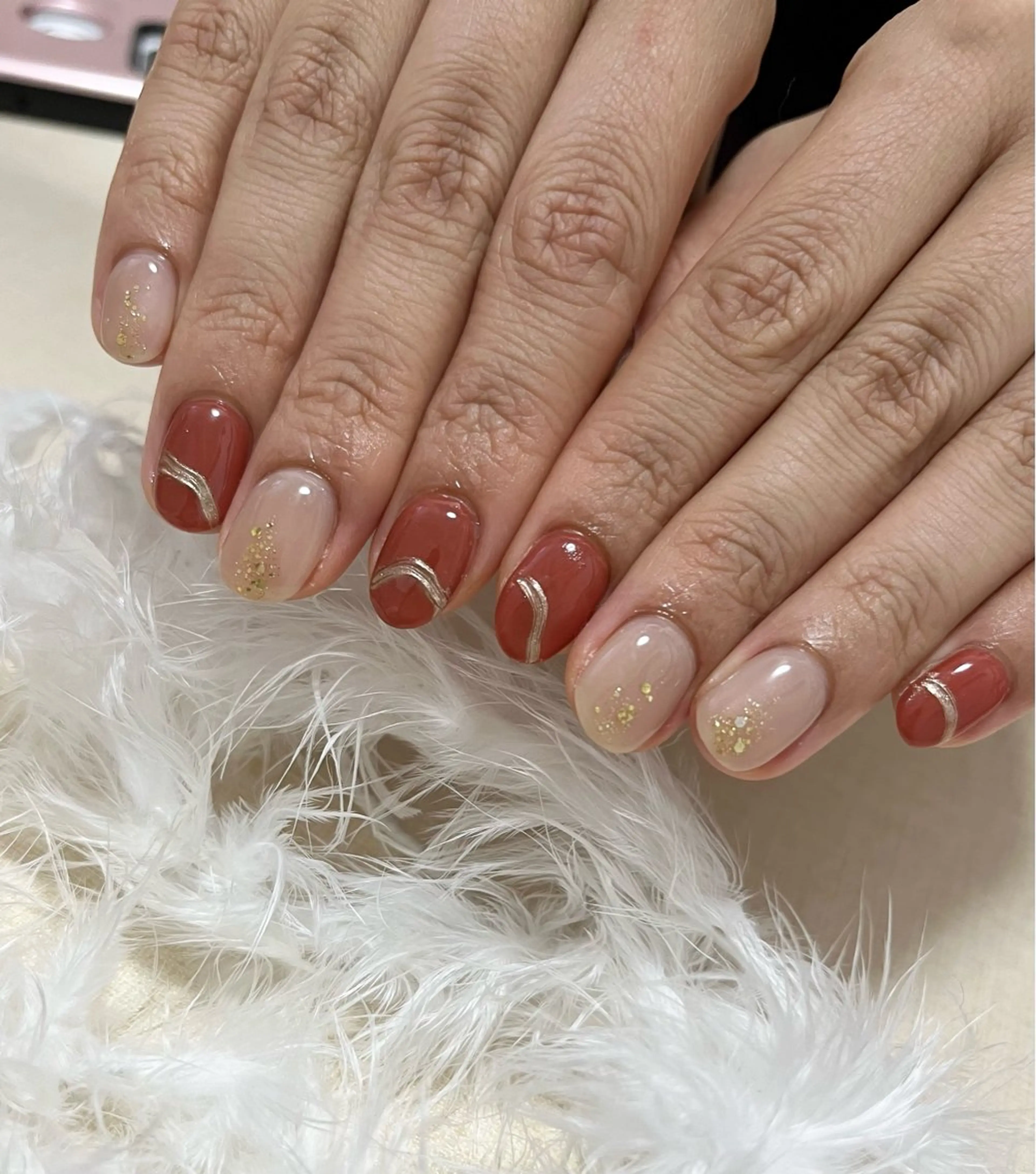 ネイル シンプルネイル ハンドネイル わたなべ さやかのネイルデザイン