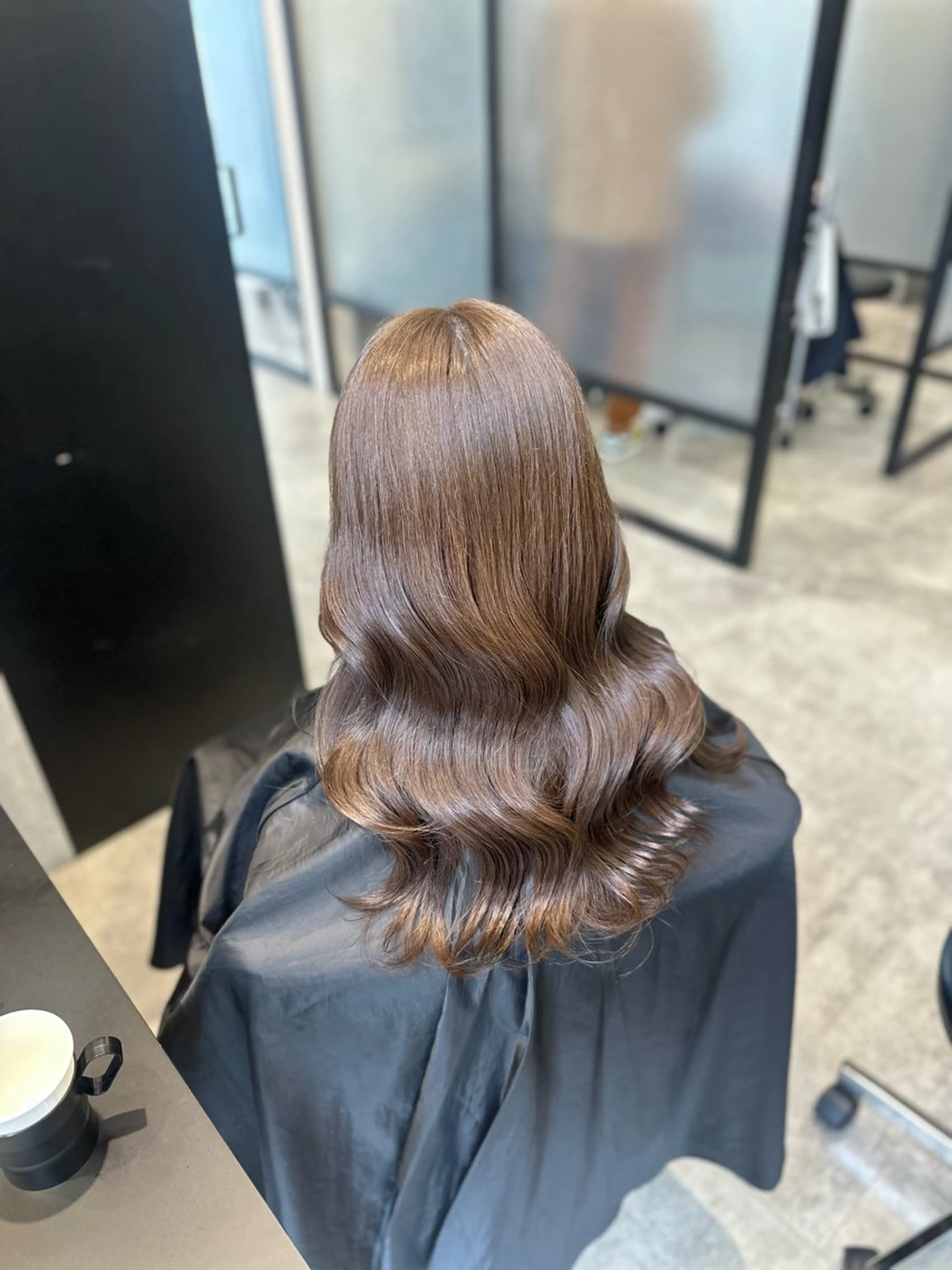 ロング カラー ヘアカラー トリートメント 韓国ヘア🇰🇷🎀 みきのヘアスタイル
