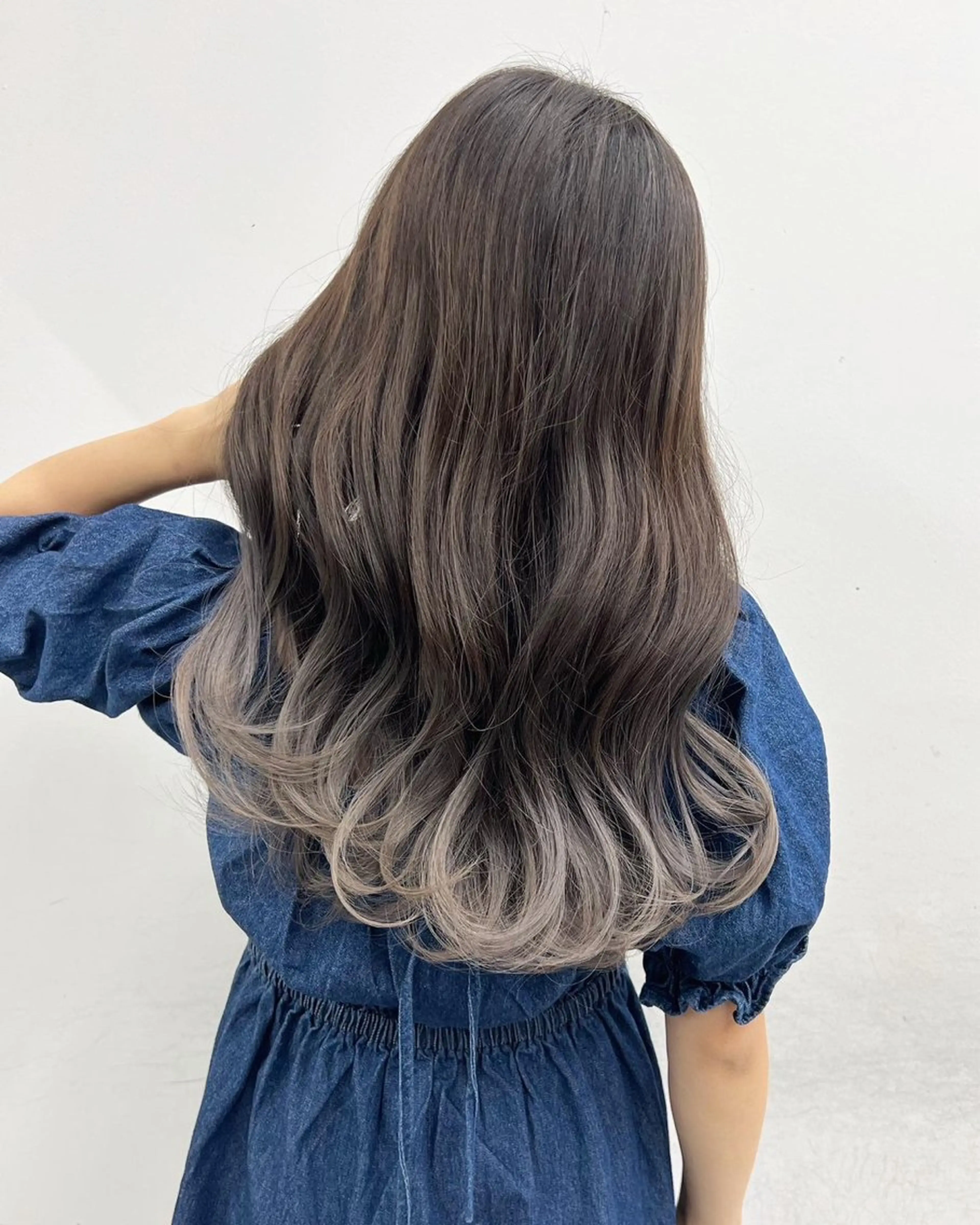 ロング カラー パーマ ロング amble luxe 髪質改善 💕のヘアスタイル