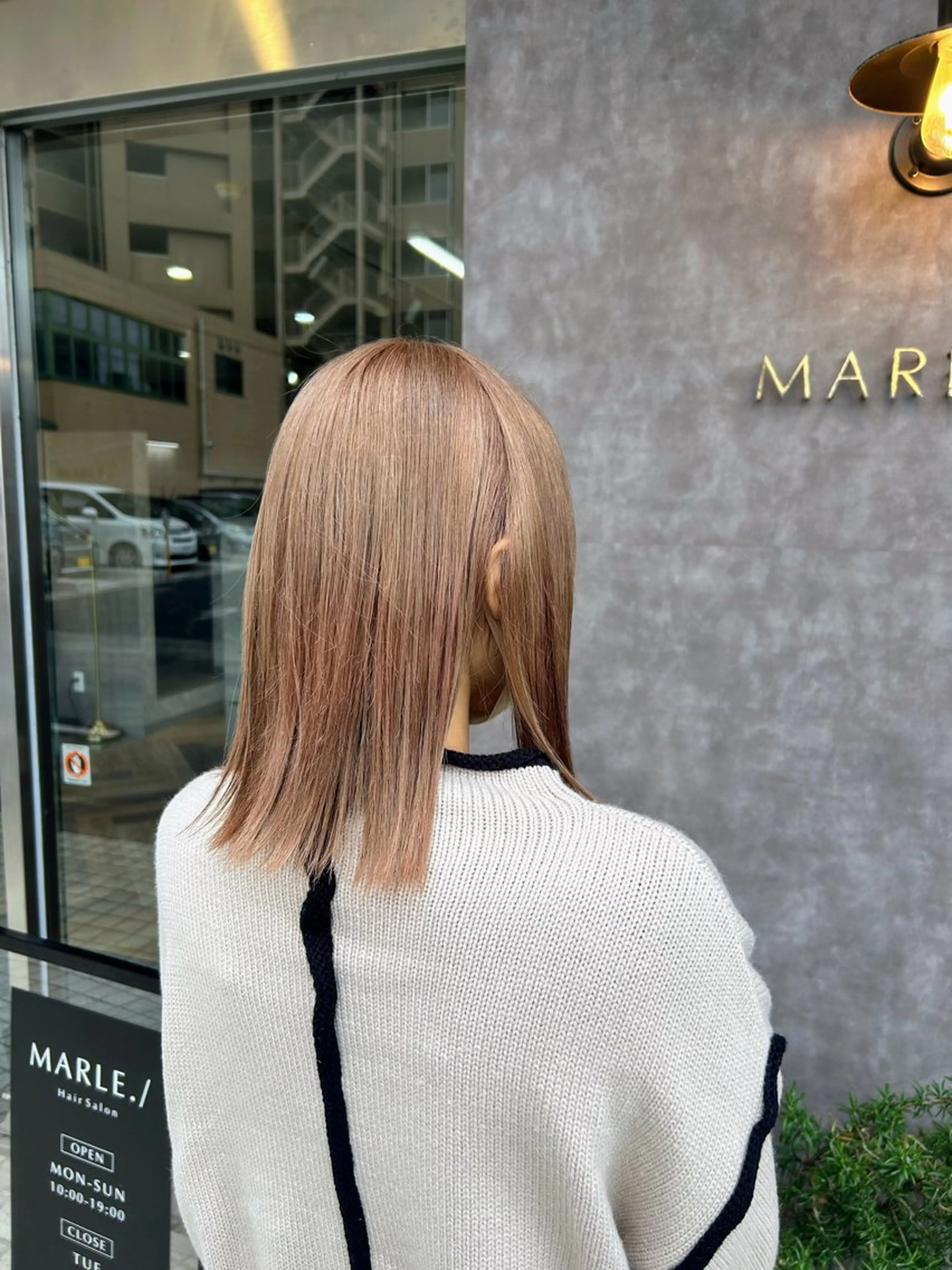 カラー 💫ブリーチカラー 鈴木美菜実💫のヘアスタイル
