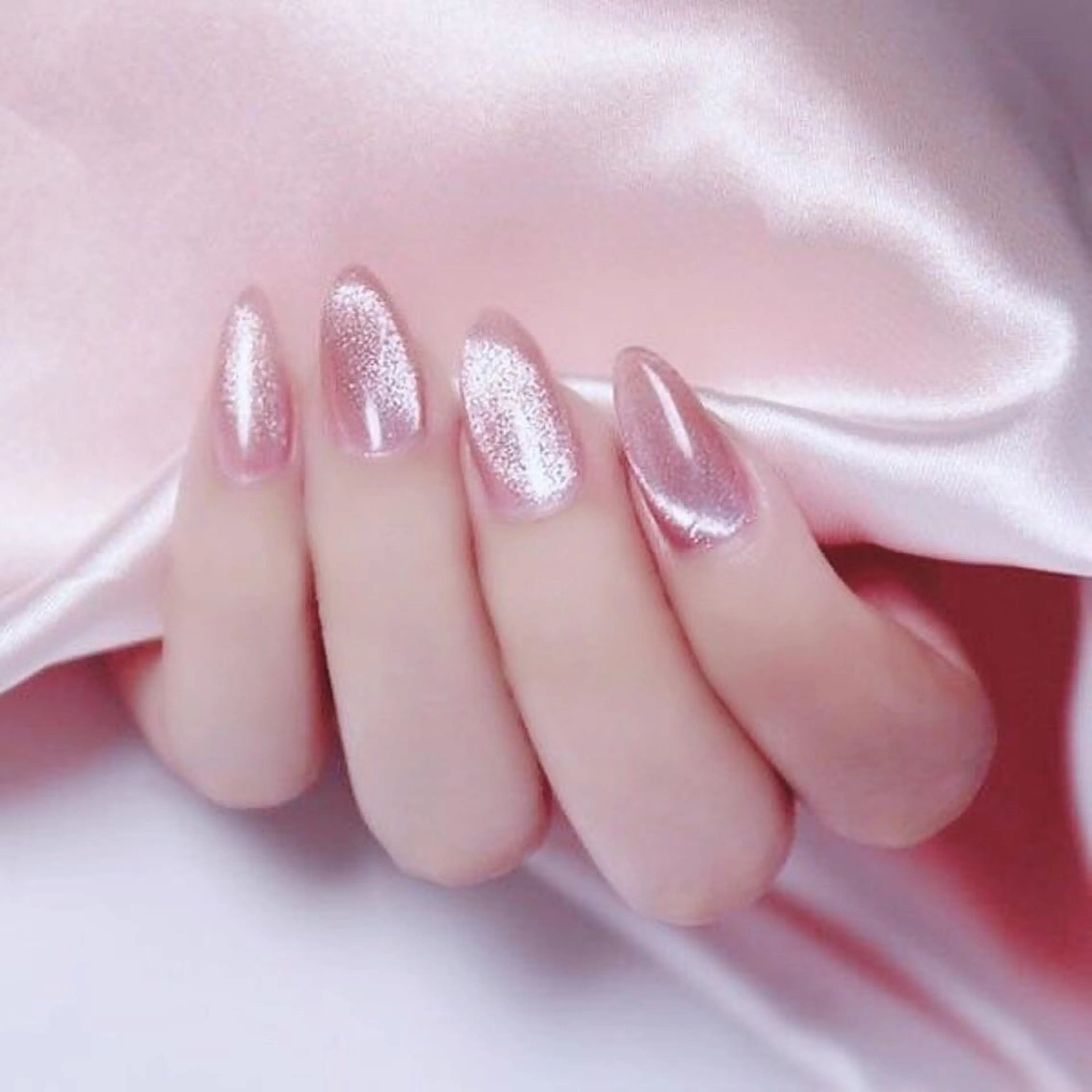 ネイル アートネイル 長さ出し ジェルネイル マグネットネイル マグネットワンカラー Y&Y Nail Salonのネイルデザイン