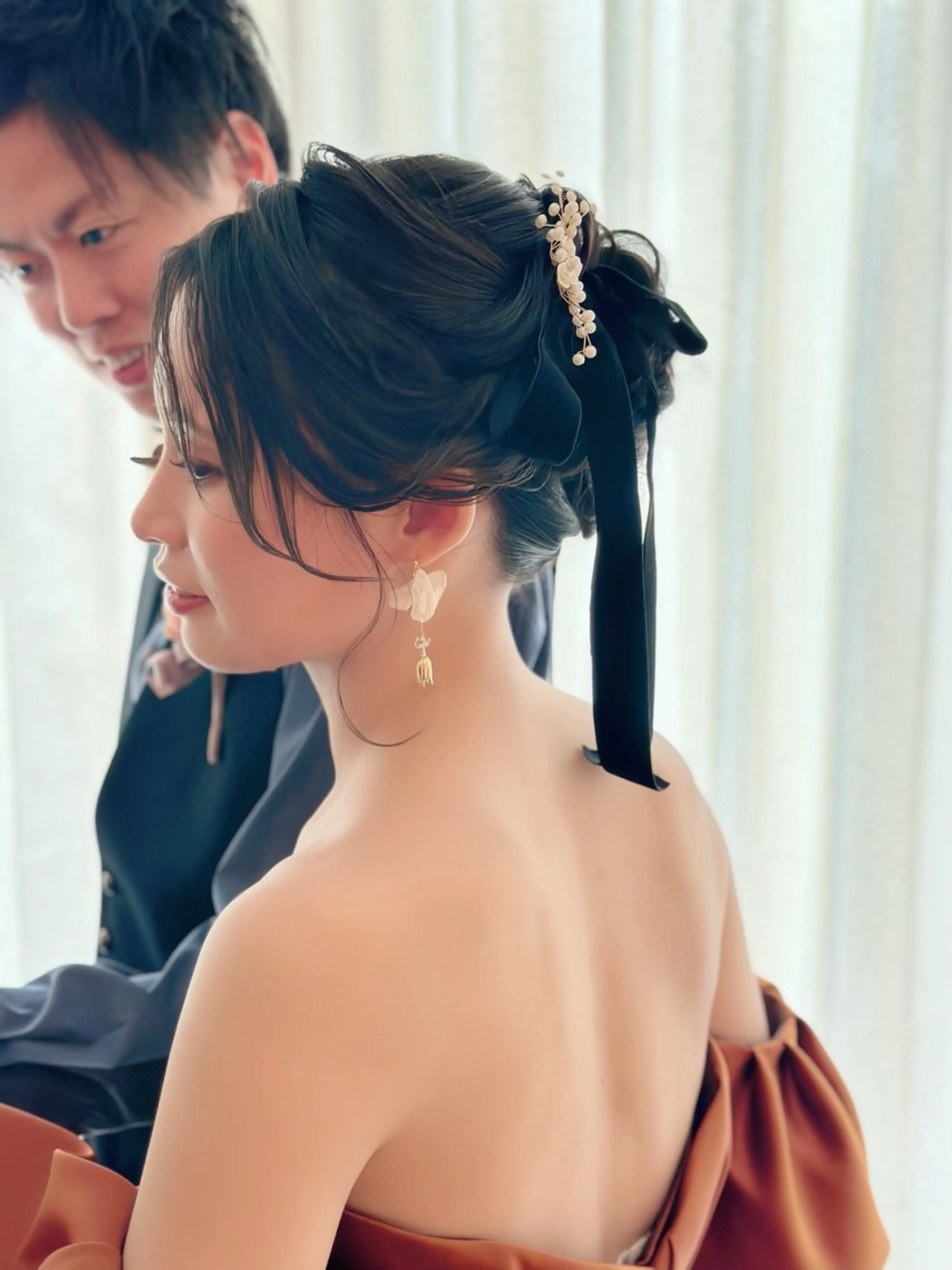 ヘアアレンジ 結婚式・ブライダル ヘアセット GRANLUSSO 〜グランルッソ駅前店所属・木口 嘉美のヘアスタイル
