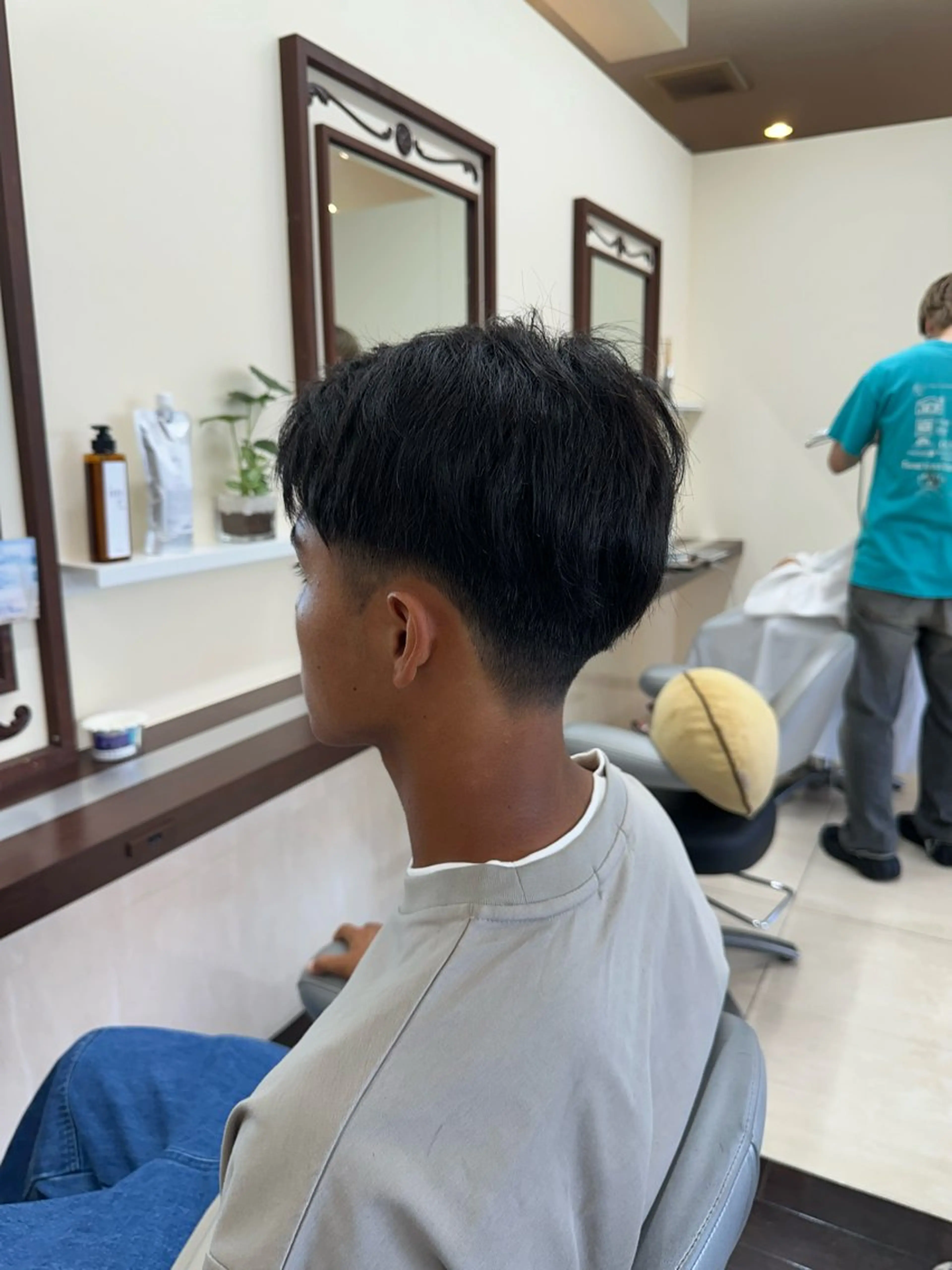 ショート カラー パーマ メンズ フェードカット カット ヘアセット 毎月230人担当/ メンズヘア/清和武虎のヘアスタイル