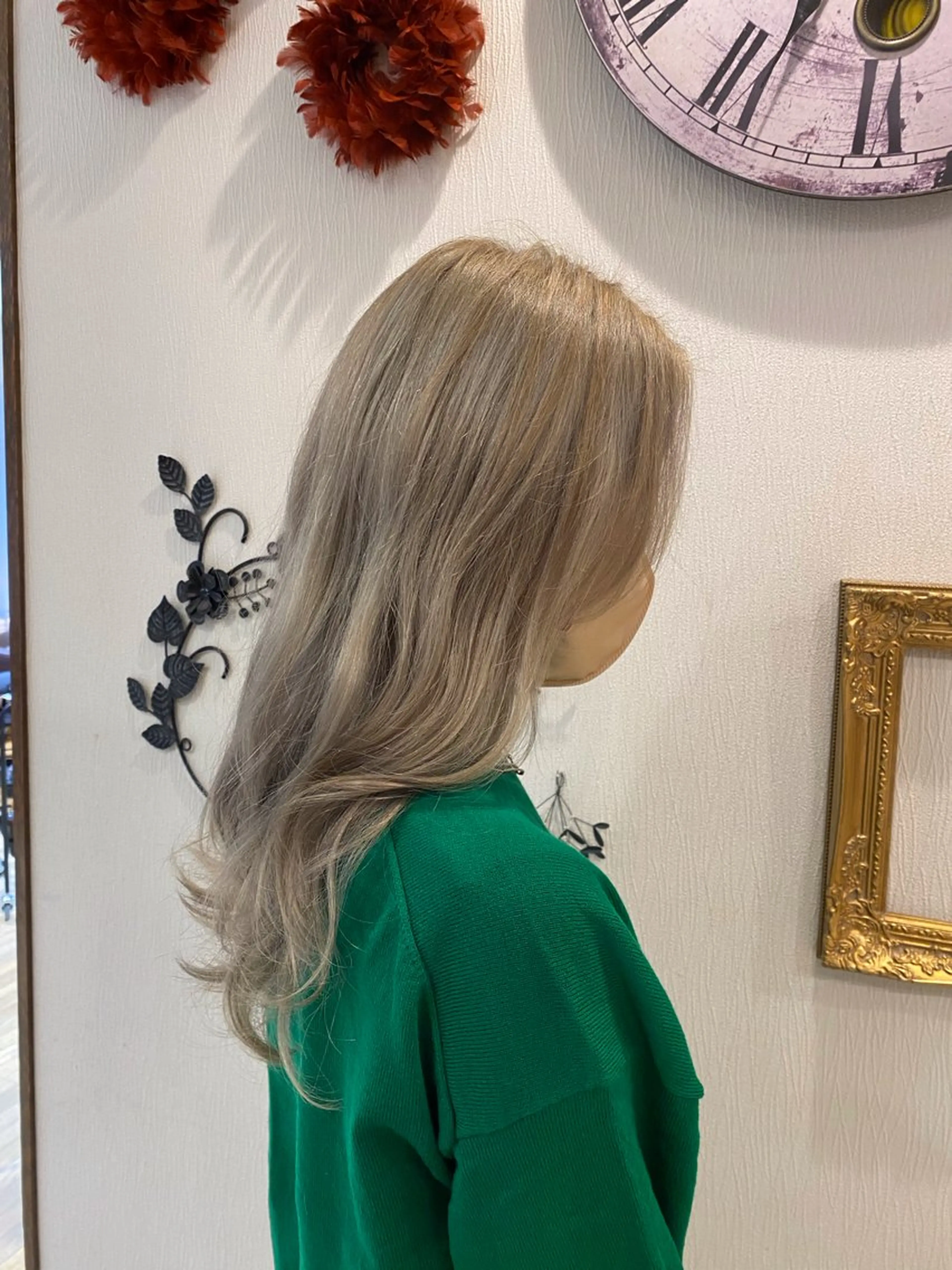 ロング カラー ブリーチ ブロンド カット 縮毛矯正 トリートメント .5 by SOLEIL藤沢店のヘアスタイル