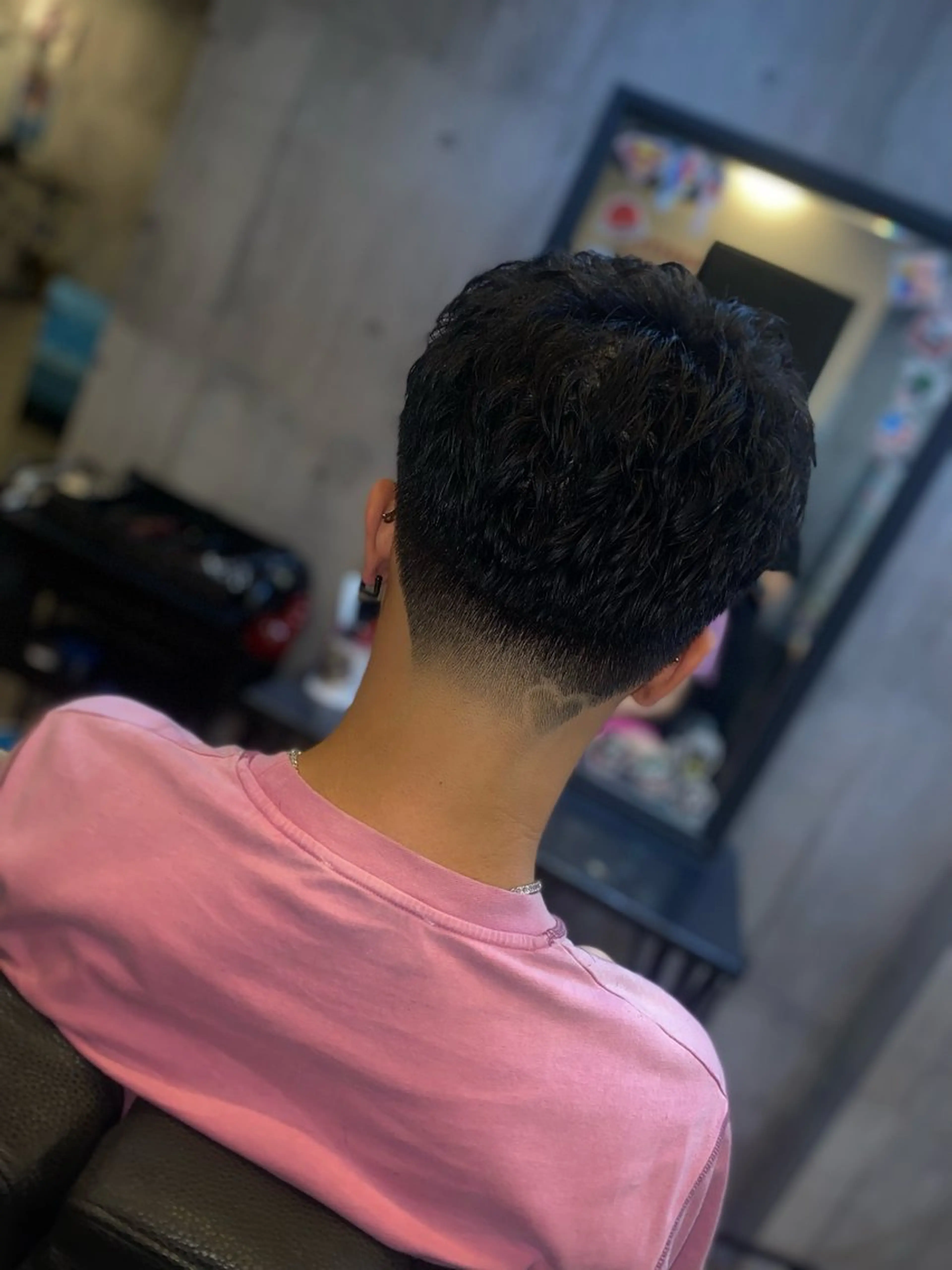 パーマ メンズ カット パーマ FADE&LINE今泉店所属・松井 夏凜のヘアスタイル