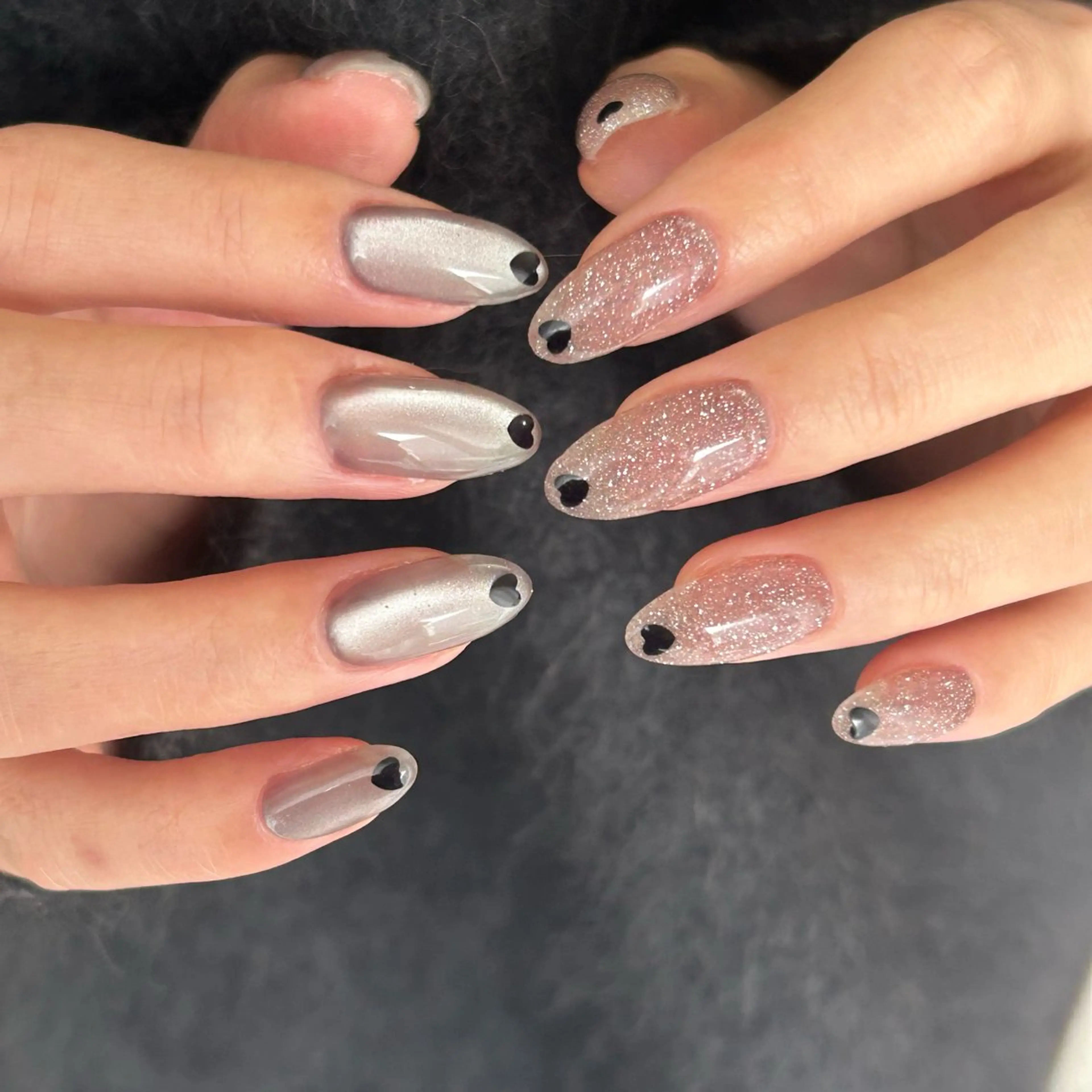ネイル アートネイル マグネットネイル ハンドネイル REVIA nailのネイルデザイン