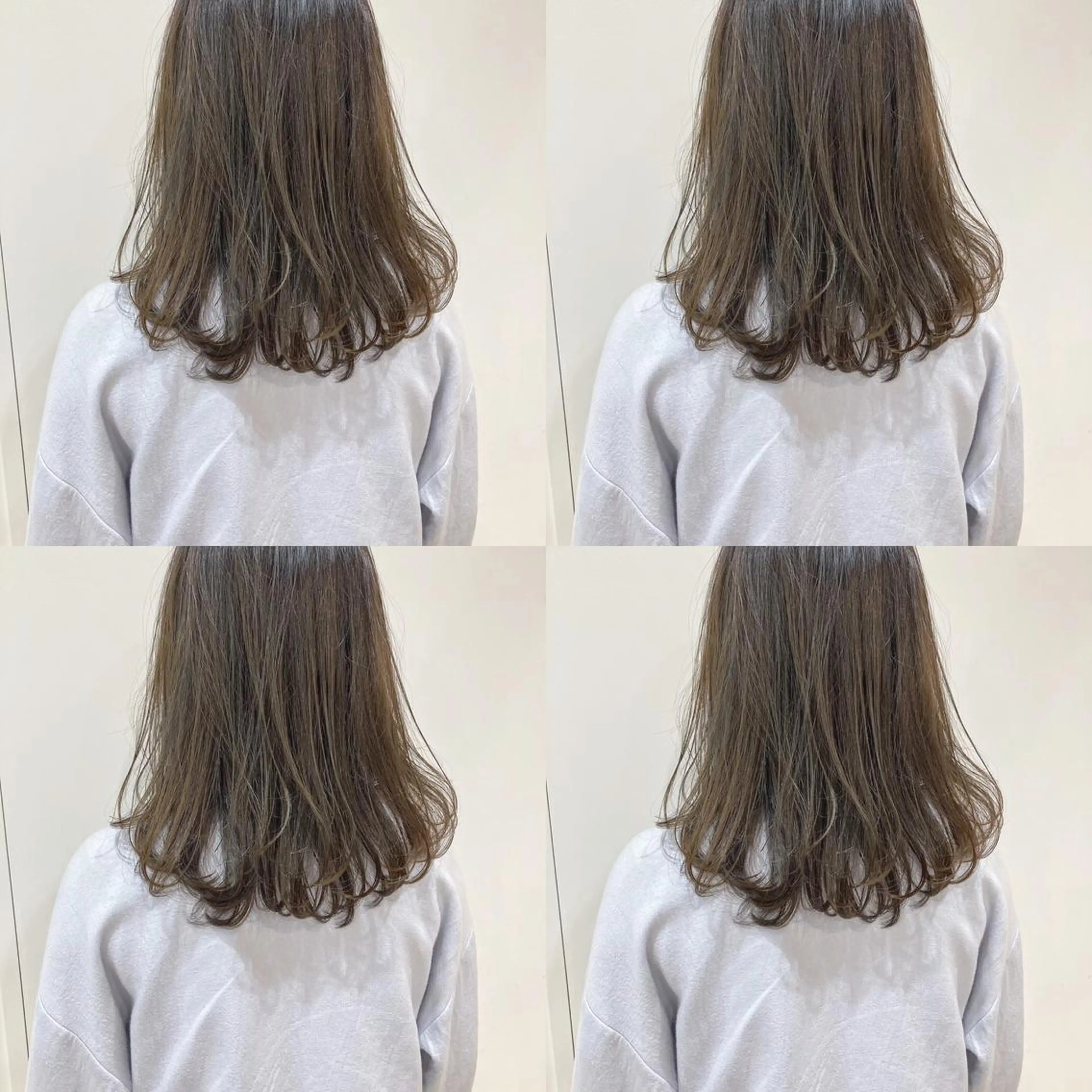 ミディアム カラー ヘアアレンジ ETERNAL所属・透明感カラー🌛 reikaのヘアスタイル