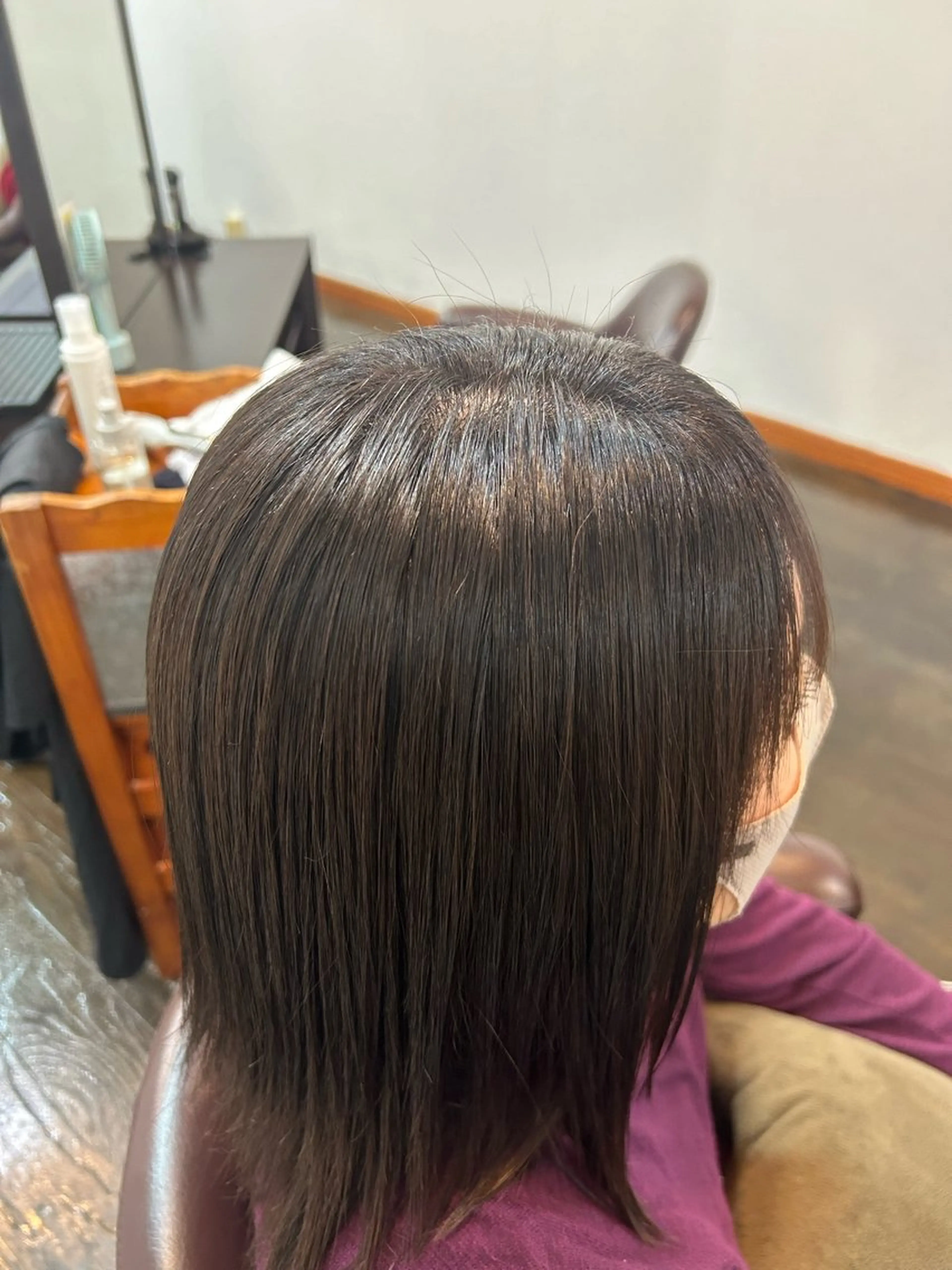ミディアム カラー パープルカラー 康本 将輝のヘアスタイル