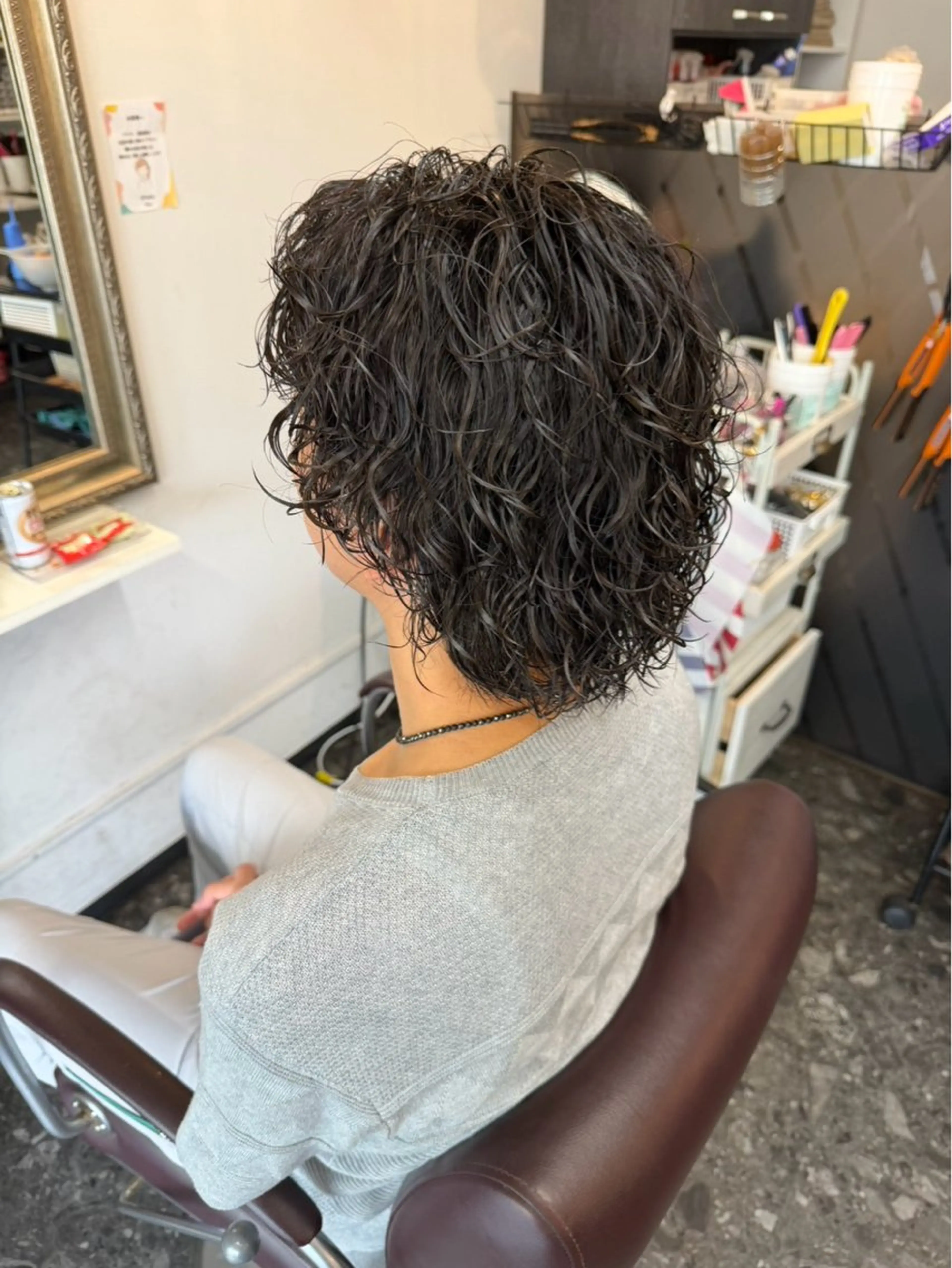 パーマ メンズ カット パーマ glow up by24 稲葉店所属・小原 大輝のヘアスタイル