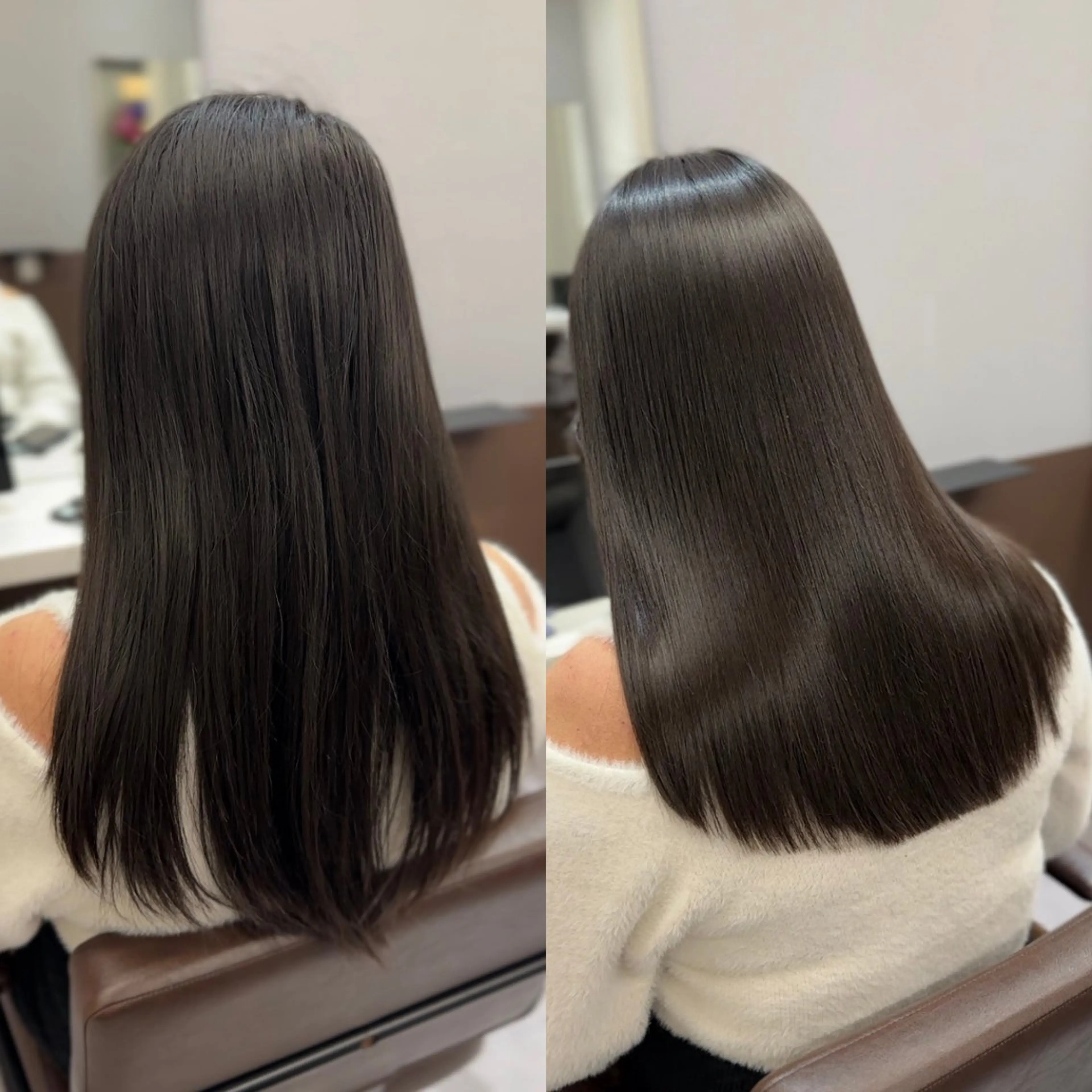 セミロング 縮毛矯正 カット ヘアカラー トリートメント 💎艶髪💎縮毛矯正 /髪質改善/ひかるのヘアスタイル