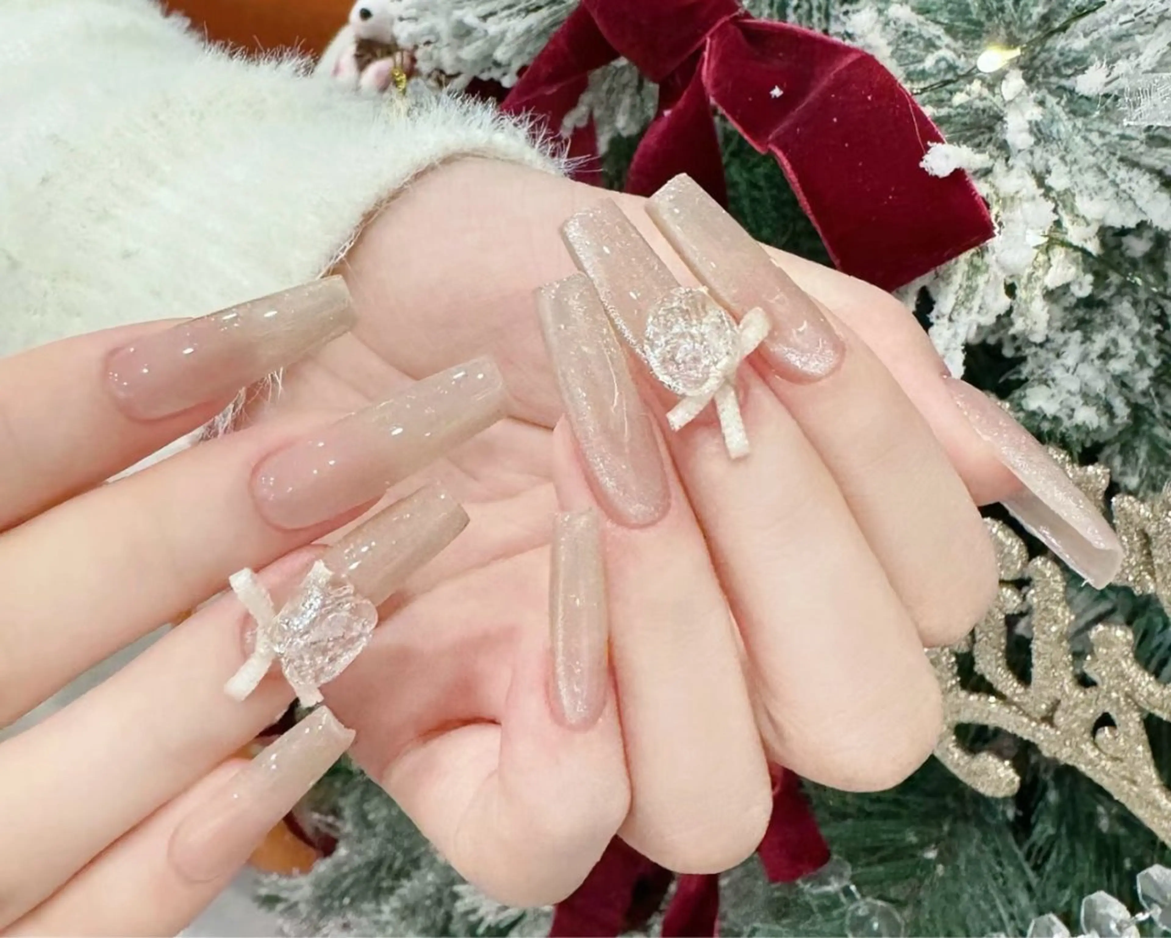 ネイル マグネットネイル ワンカラーネイル ハンドネイル 長出し専門店🎀 HARO💕Nailのネイルデザイン