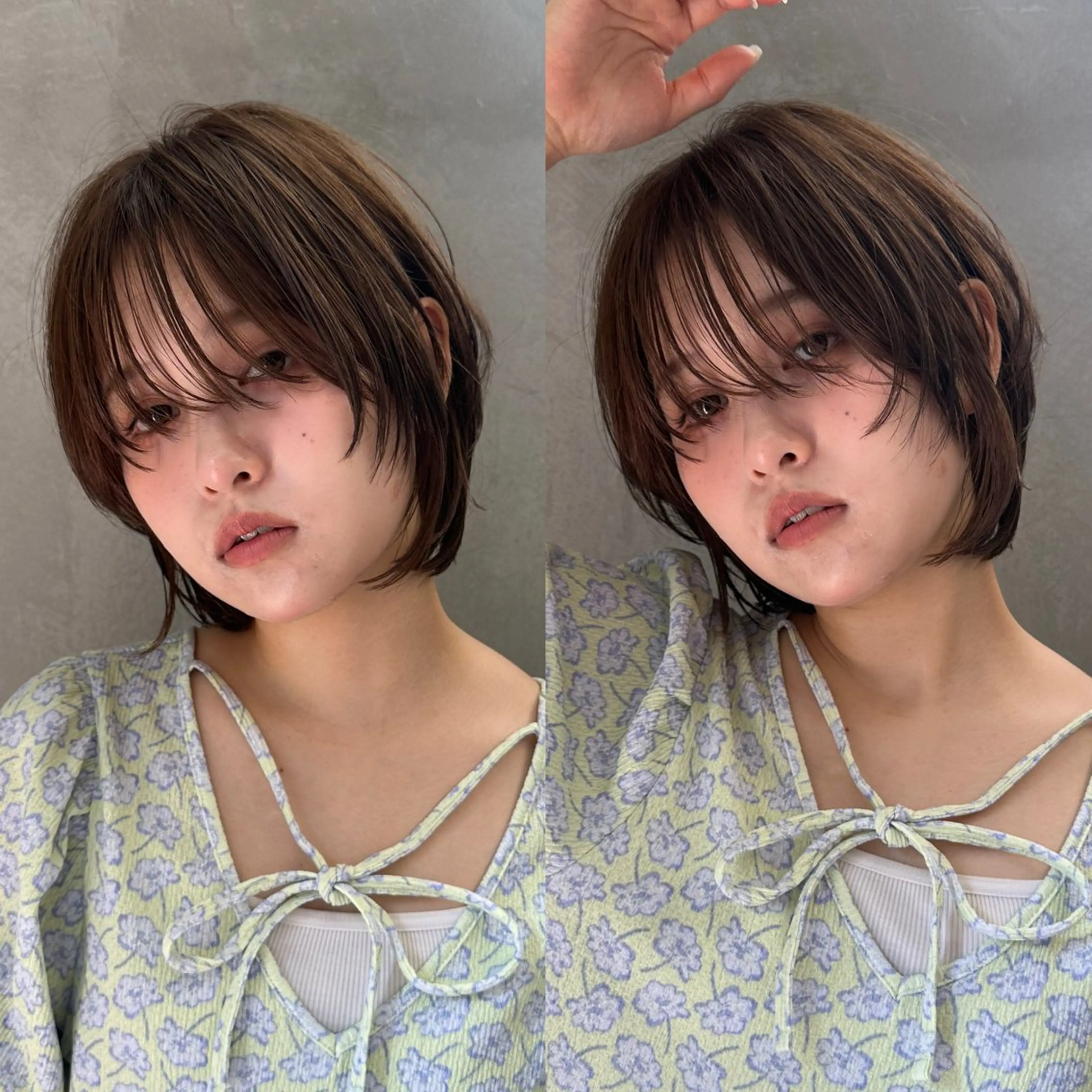 ショート カラー 丸みショート レイヤーカット ショートヘア 小顔カット ウルフカット カット ヘアカラー トリートメント ヘッドスパ 遠藤大雅 ショート /ボブ/美髪矯正🌈のヘアスタイル