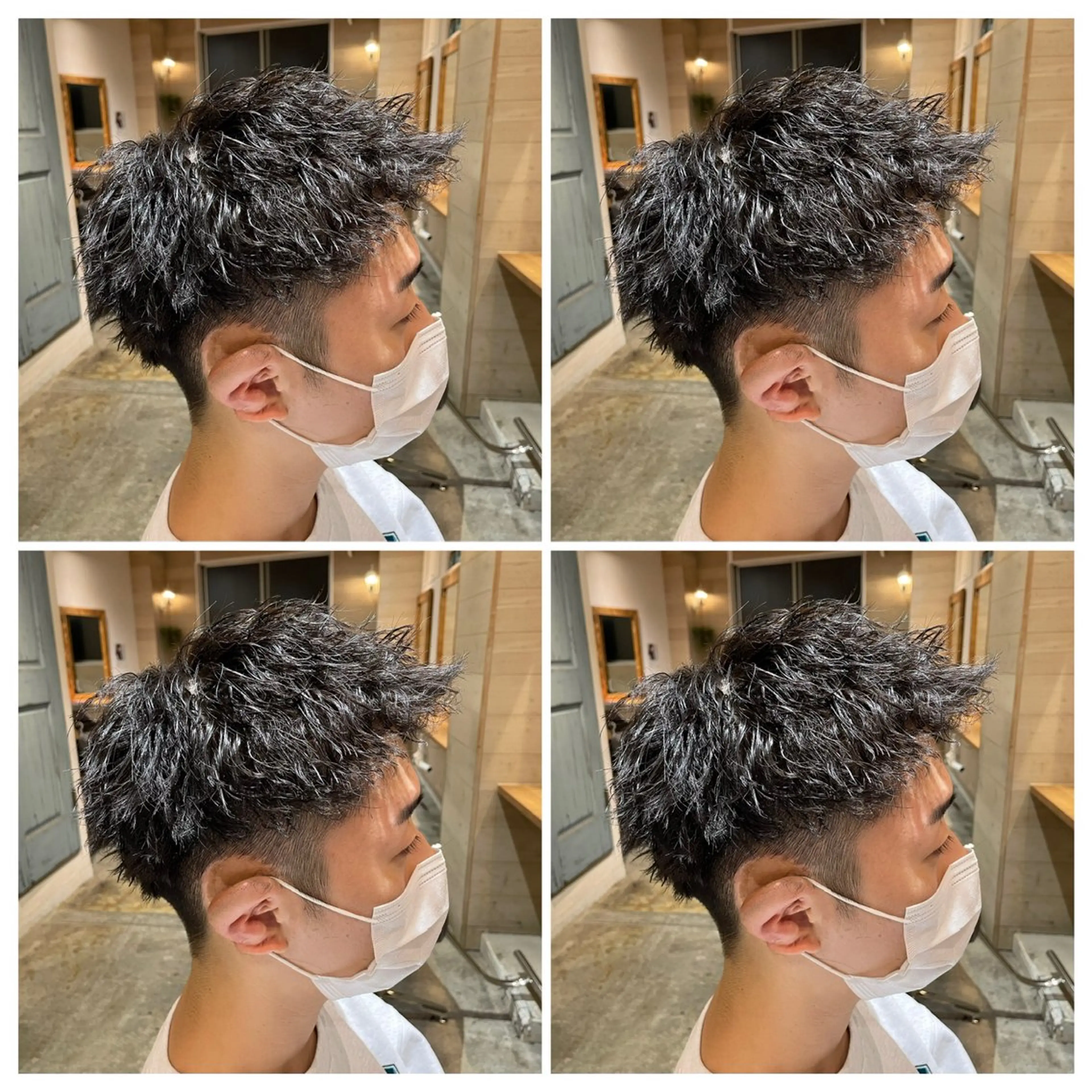 パーマ メンズ カット パーマ トリートメント 💎髪質改善／艶髪 荻原💎のヘアスタイル