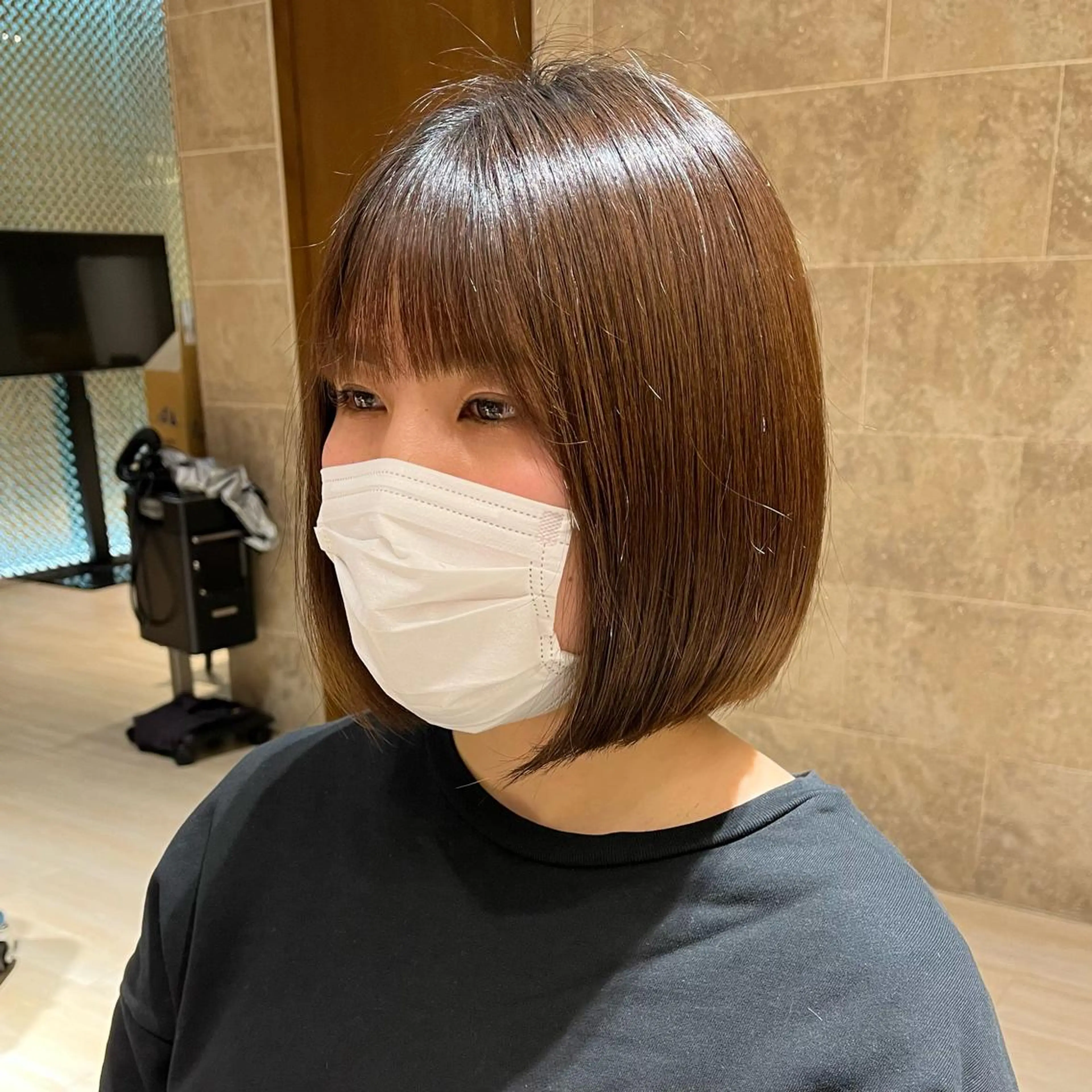 ショート ボブ Je suis heureuse Tres所属・早朝セット☀️ レイヤー/Momoのヘアスタイル