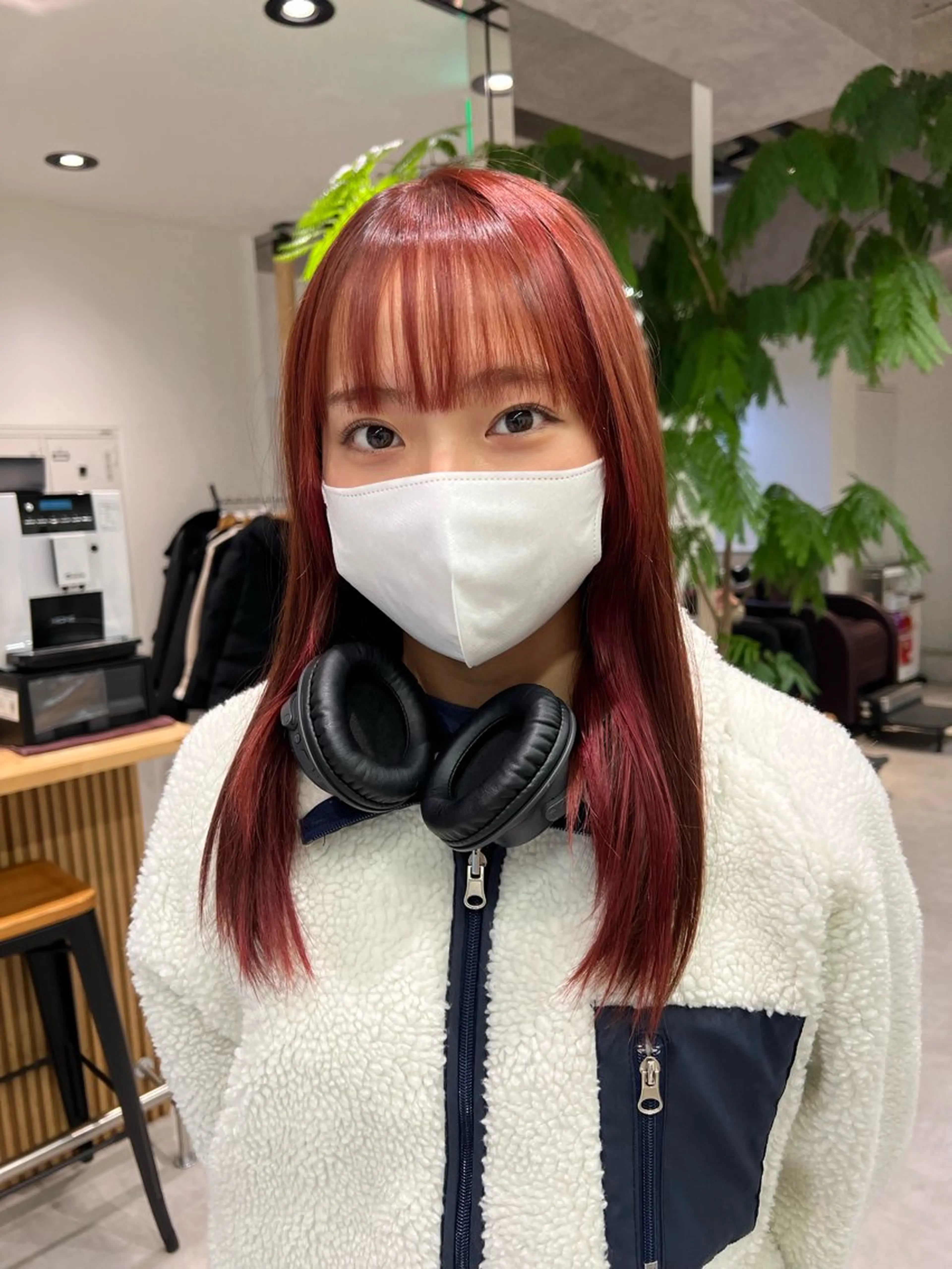 ミディアム カラー ブリーチ ブリーチなしカラー ヘアカラー トリートメント ダブルカラーブリーチ 髪質改善　縮毛矯正のヘアスタイル