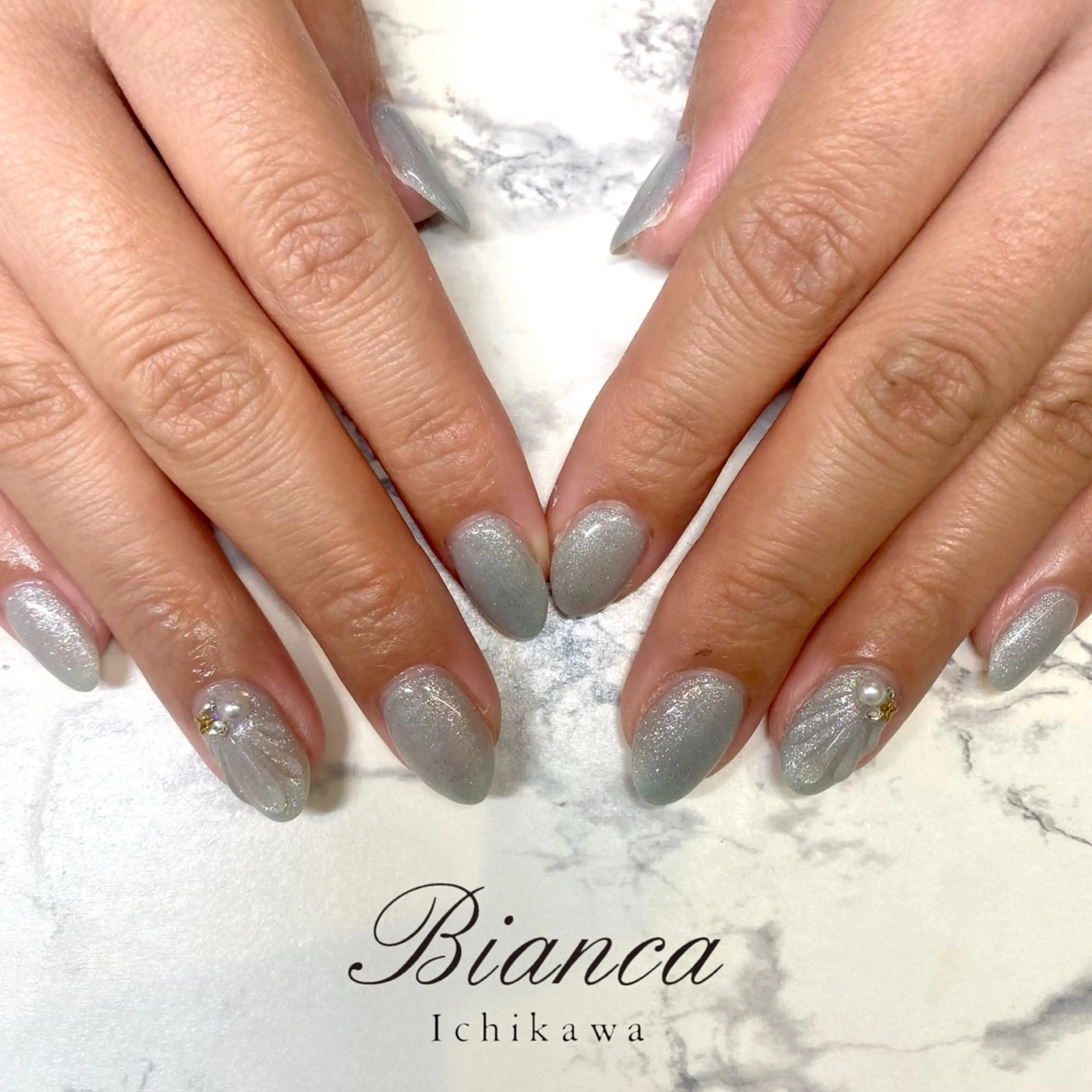 ネイル ハンドネイル Bianca 石井🎀のネイルデザイン