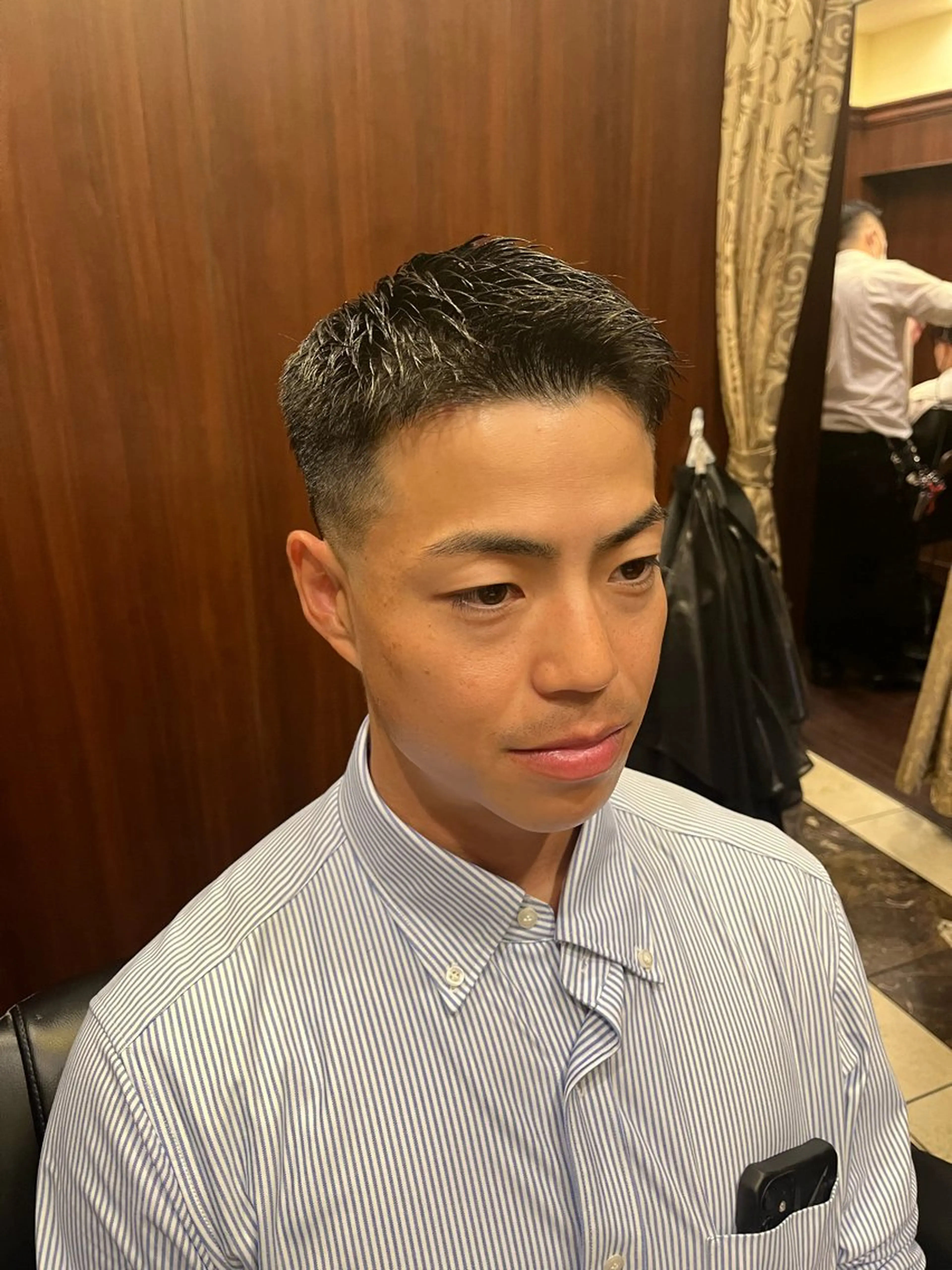 ショート ヒロ銀座バーバーショップ大宮店所属・ヒロ銀座メンズカット 酒井悠成のヘアスタイル