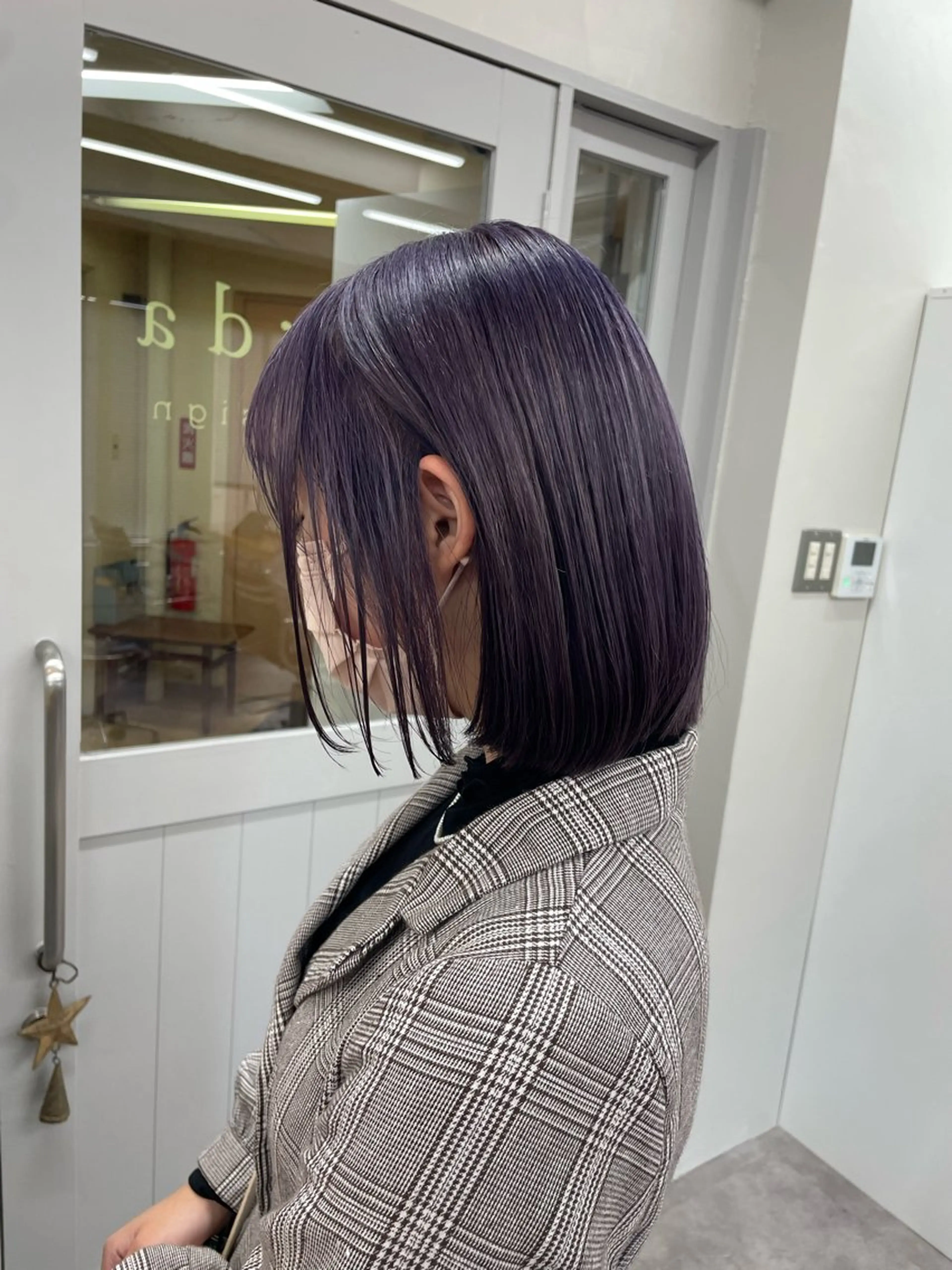 ミディアム カラー ヘアカラー 🌸柔らかハイトーン 🧃Shionのヘアスタイル