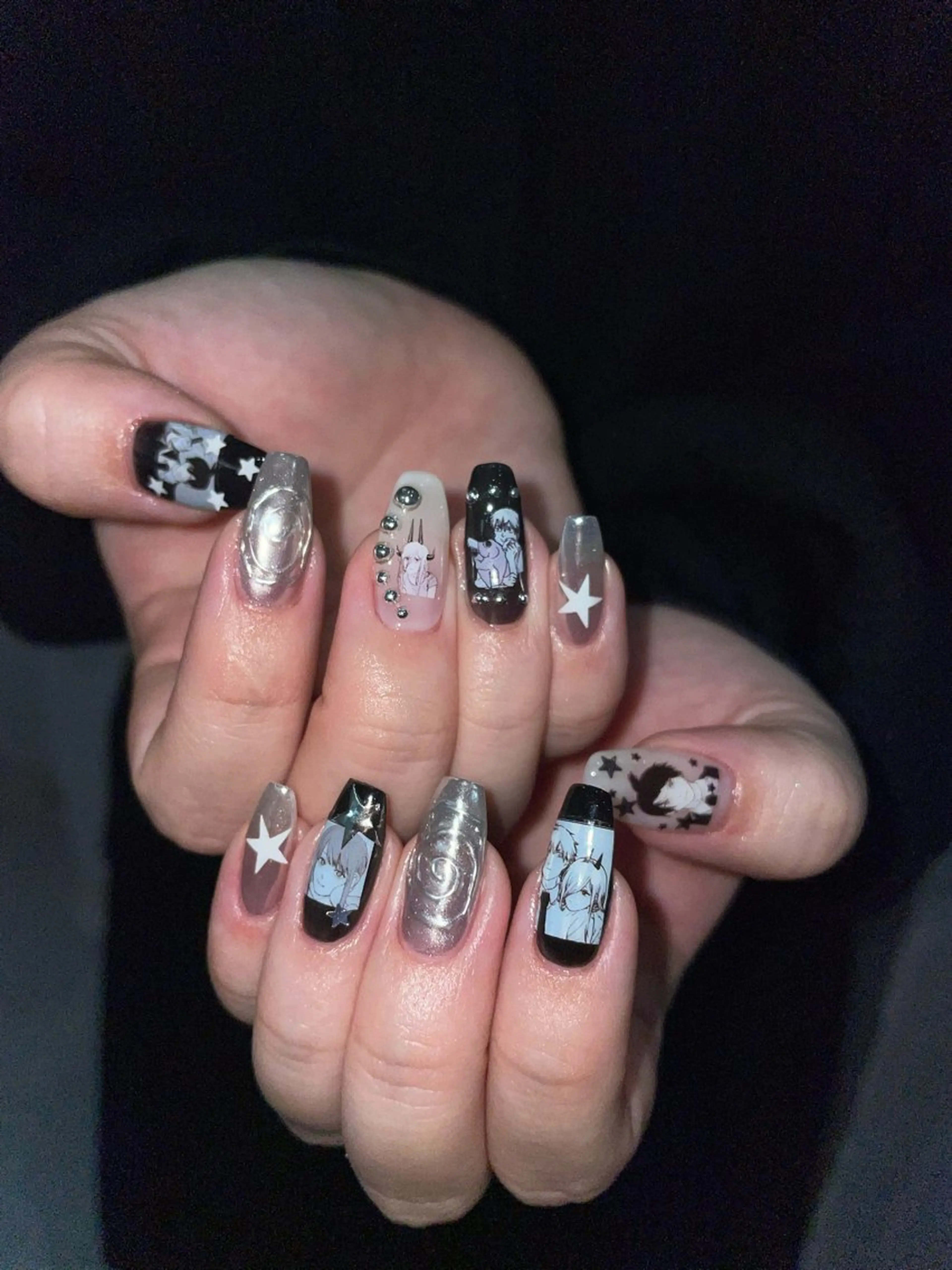 ネイル 持ち込み ハンドネイル GO TODAY 吉祥寺Glint所属・うの 韓国ﾈｲﾙ໒꒱⋆⭒˚のネイルデザイン