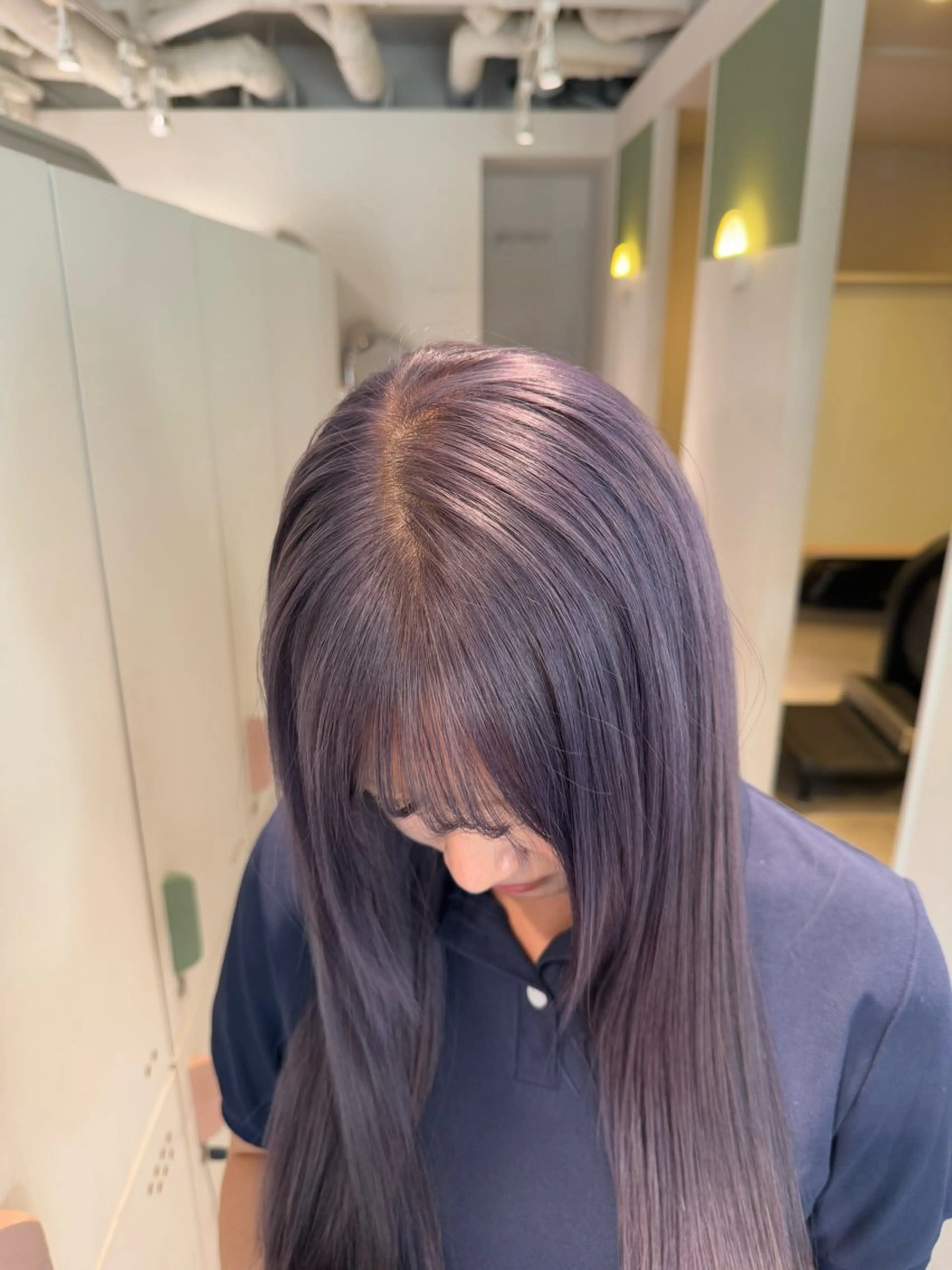 カラー ヘアカラー トリートメント momb所属・杉浦 姫菜のヘアスタイル