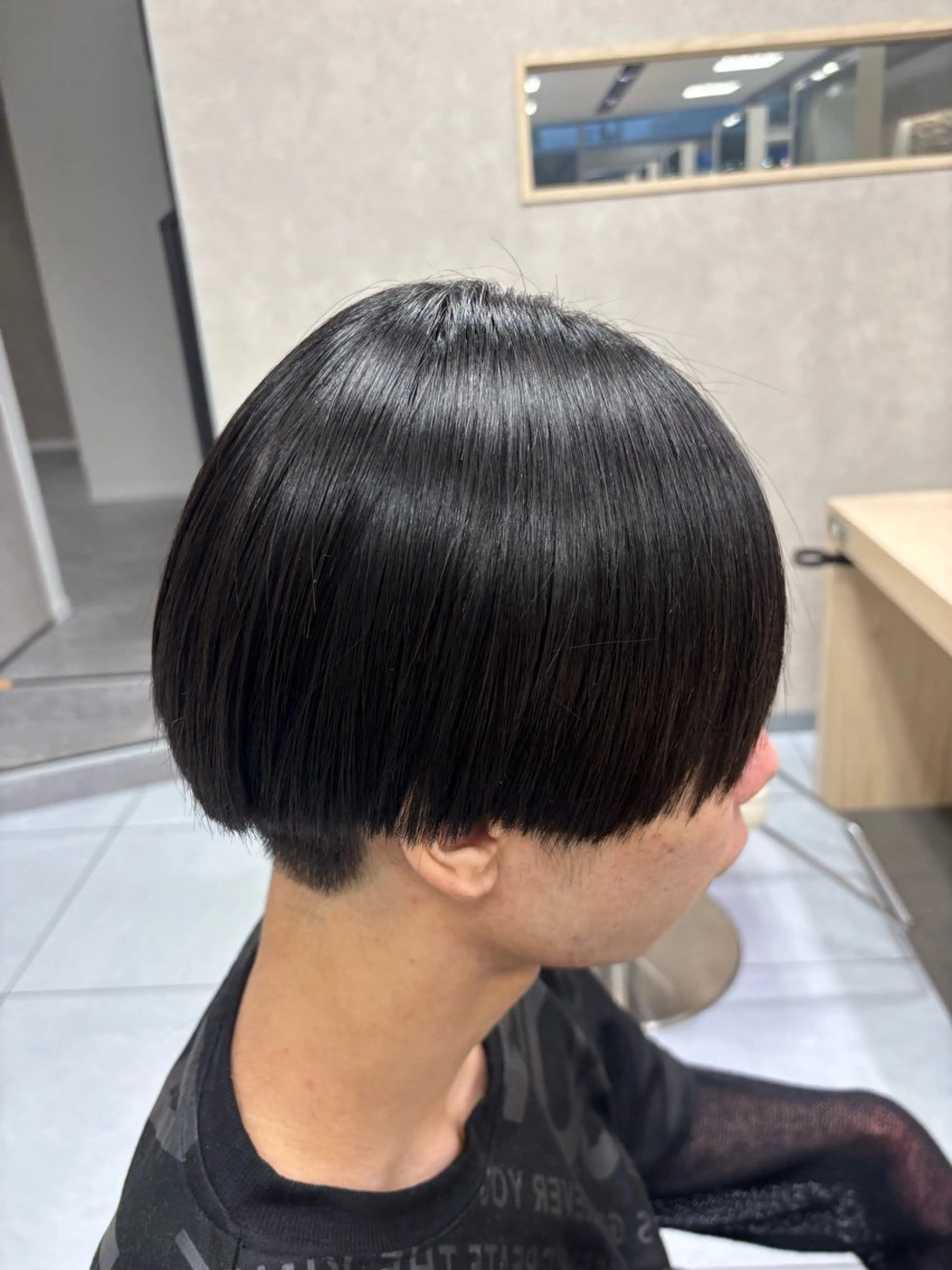 ショート メンズ カット 縮毛矯正 メンズ特化韓国風 パーマスタイル/りんのヘアスタイル