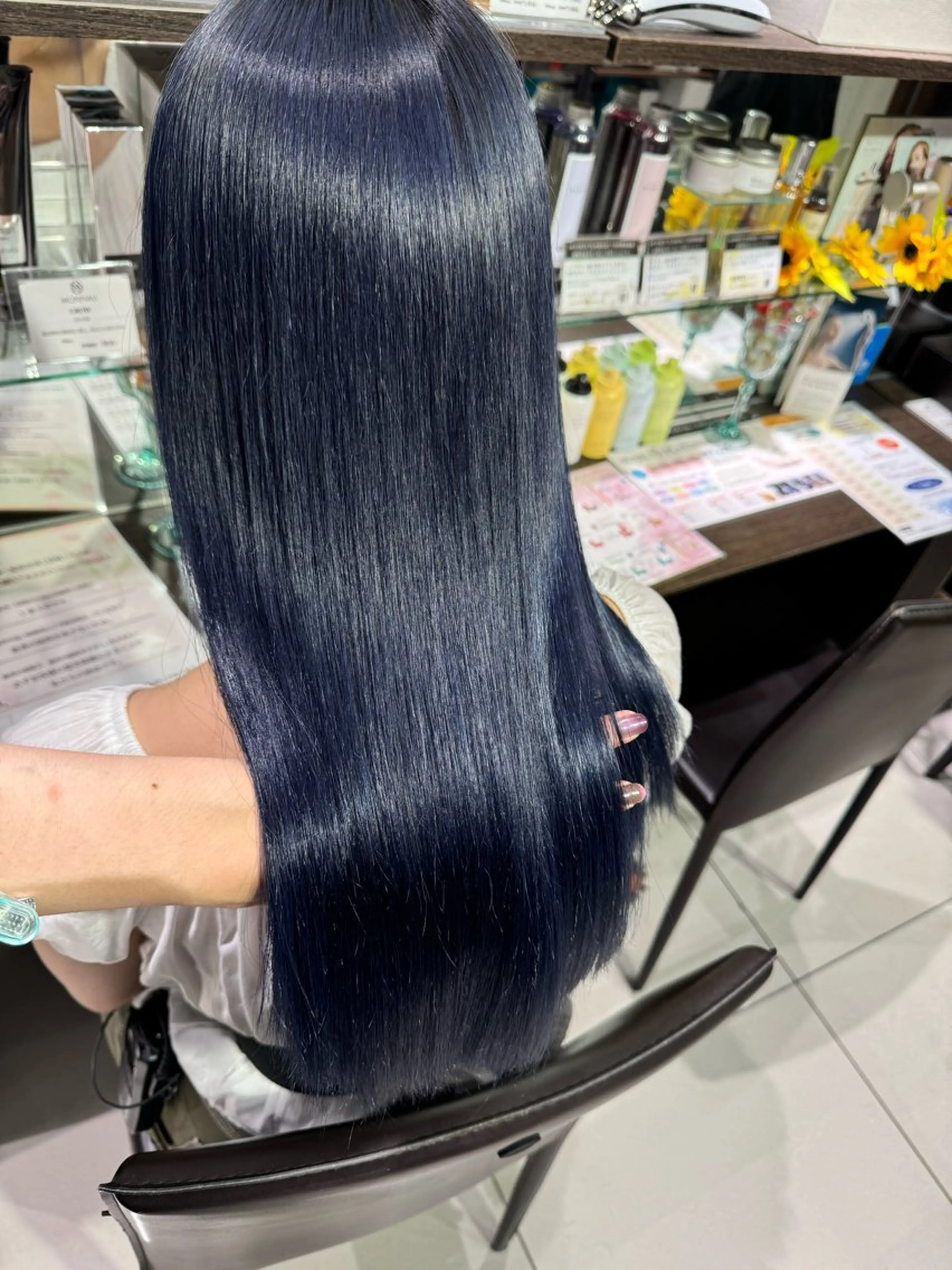 ロング カラー ヘアカラー トリートメント 髪質改善/透明感カラ ー/レイヤー/あやはのヘアスタイル