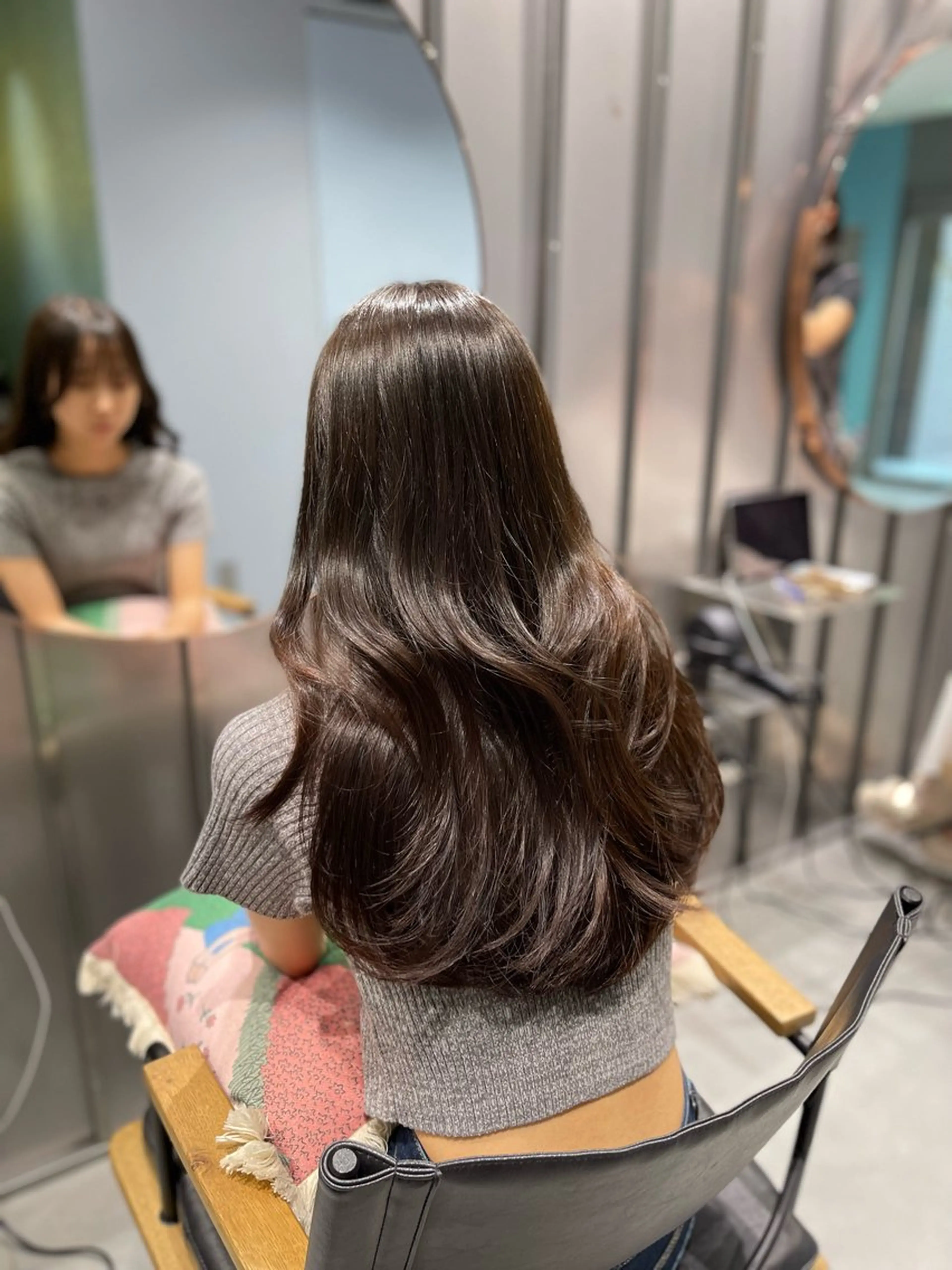 【スタイリング剤付き🍀】カット✂️➕カラー🌈➕オージュア3stepトリートメント⭐️の写真