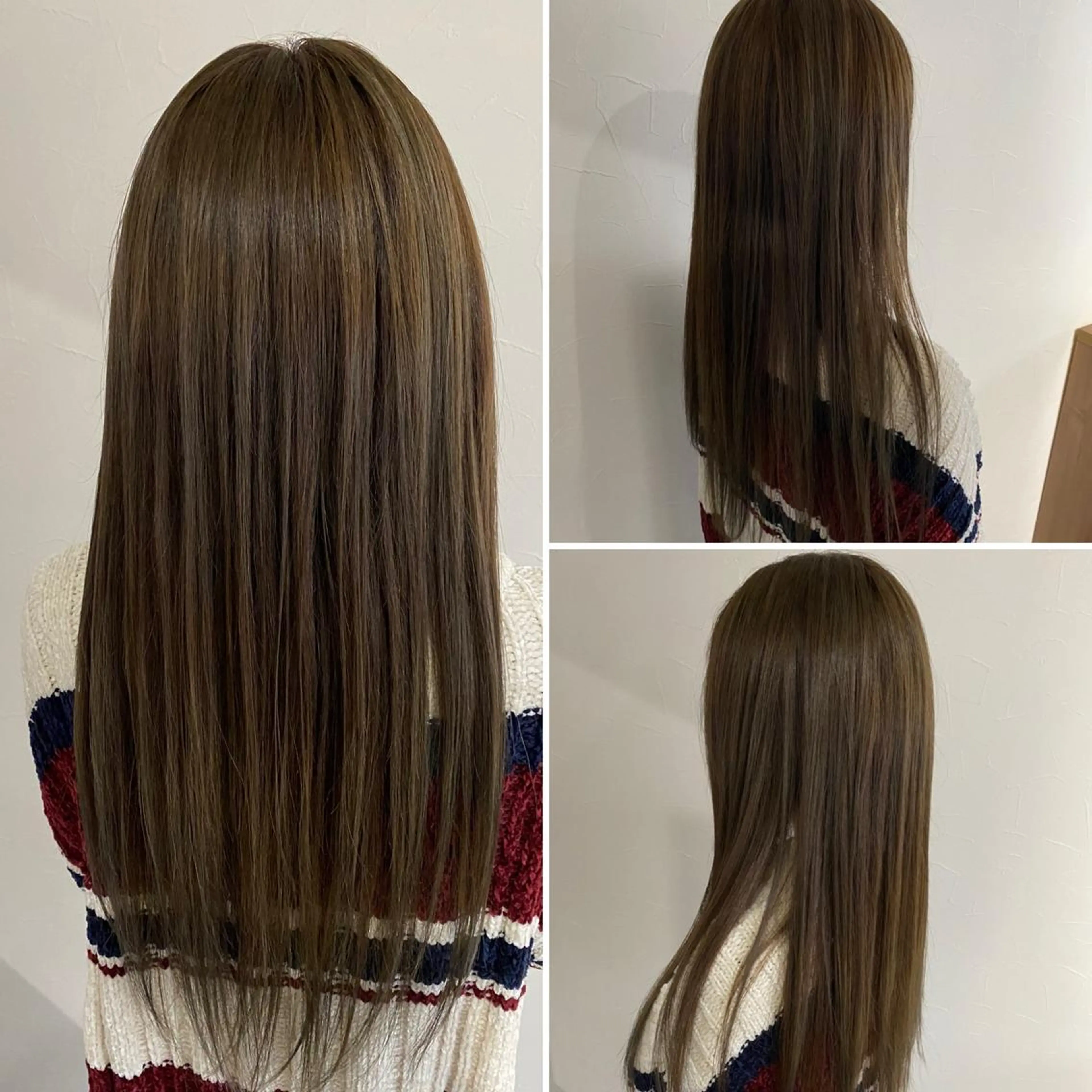ロング ハイライト ゴトウ エイイチのヘアスタイル