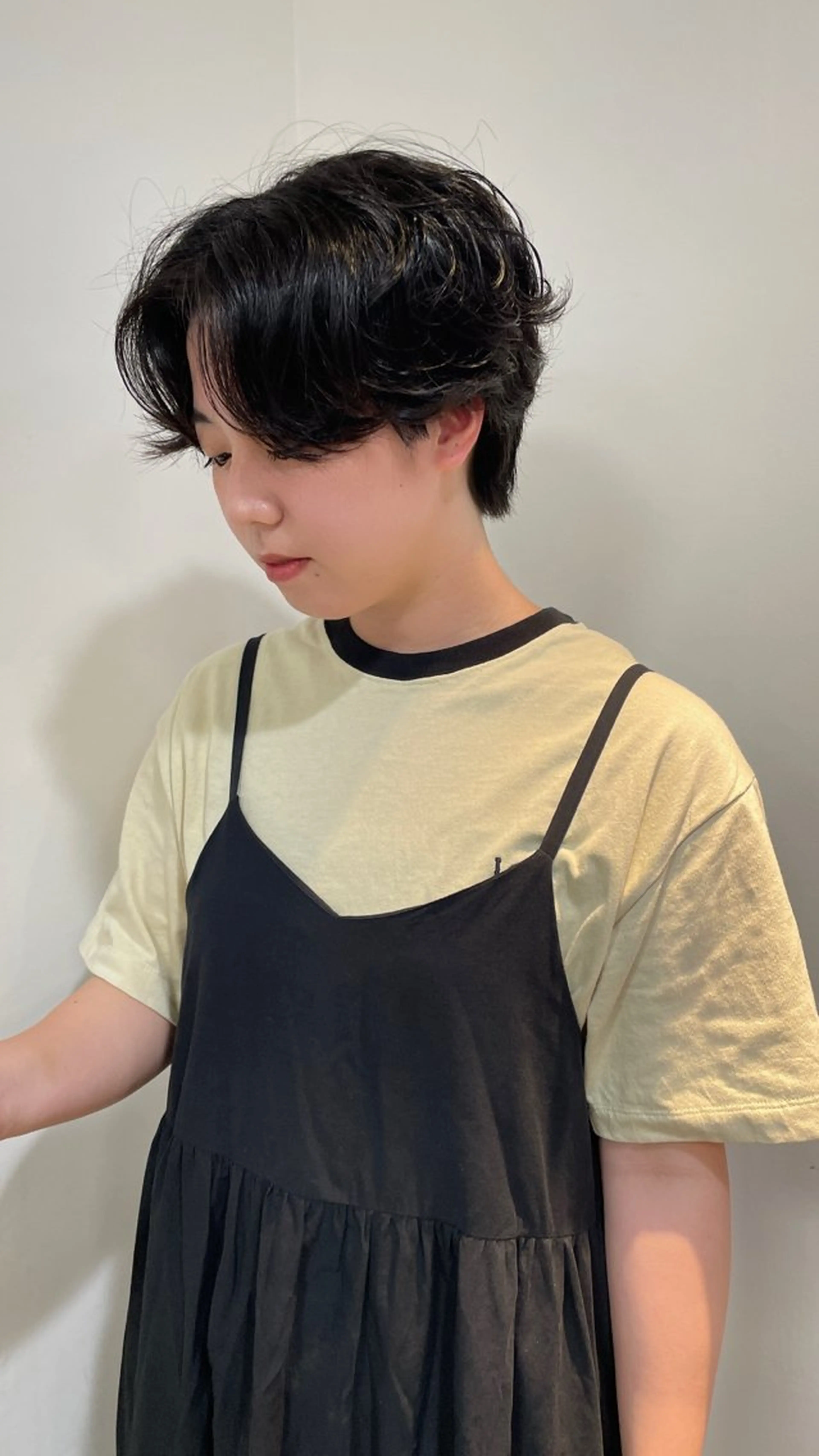 ショート カラー カット ヘアカラー トリートメント 表参道/髪質改善・ 透明感 colorのヘアスタイル